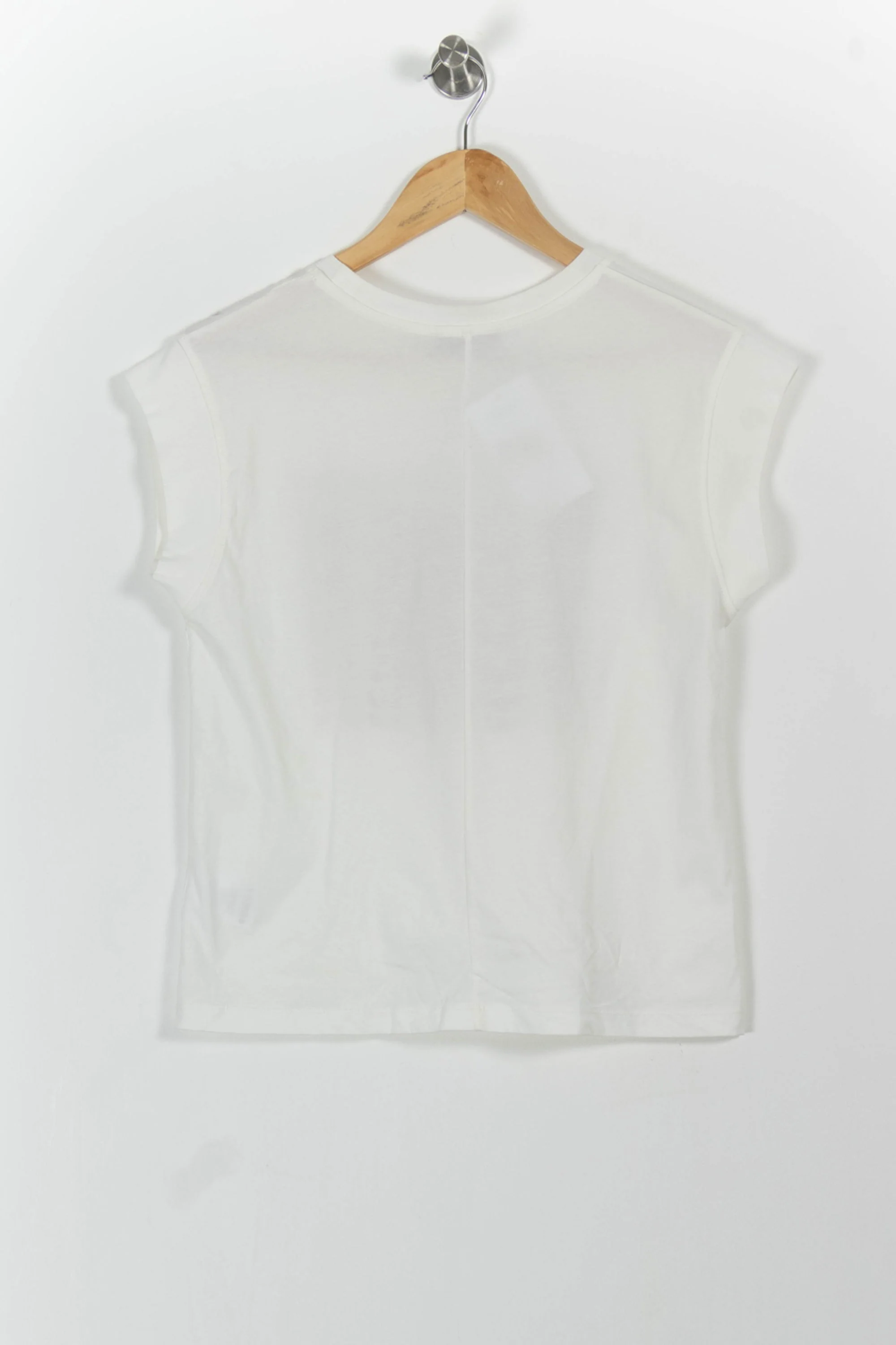 Tee-shirt Blanc et Doré - Taille XS/34 - Image 4