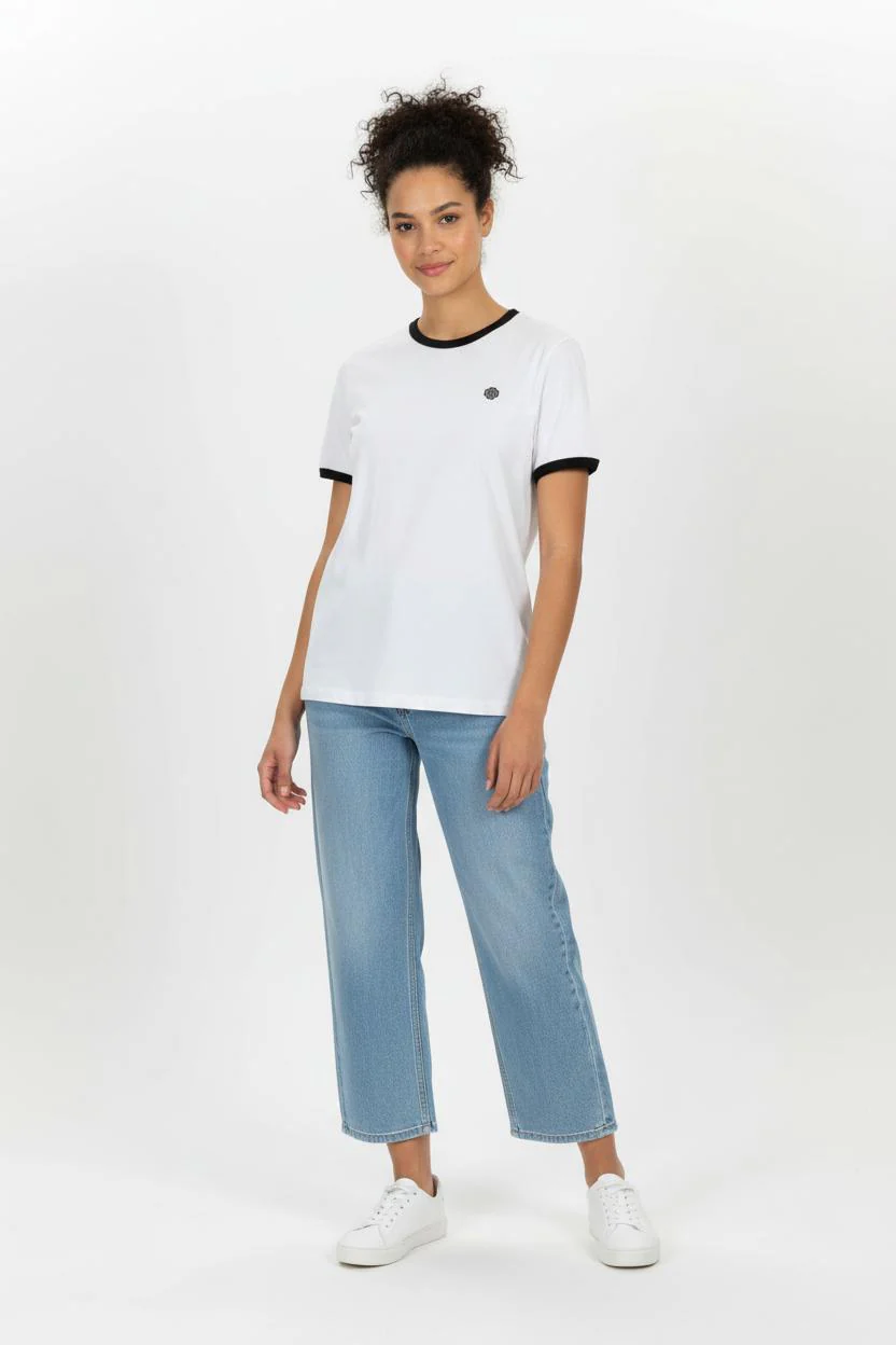 Tee shirt Blanc et Noir - Taille L/40