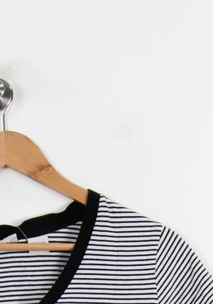 Tee-shirt Blanc et Noir - Taille M/38 - Image 3