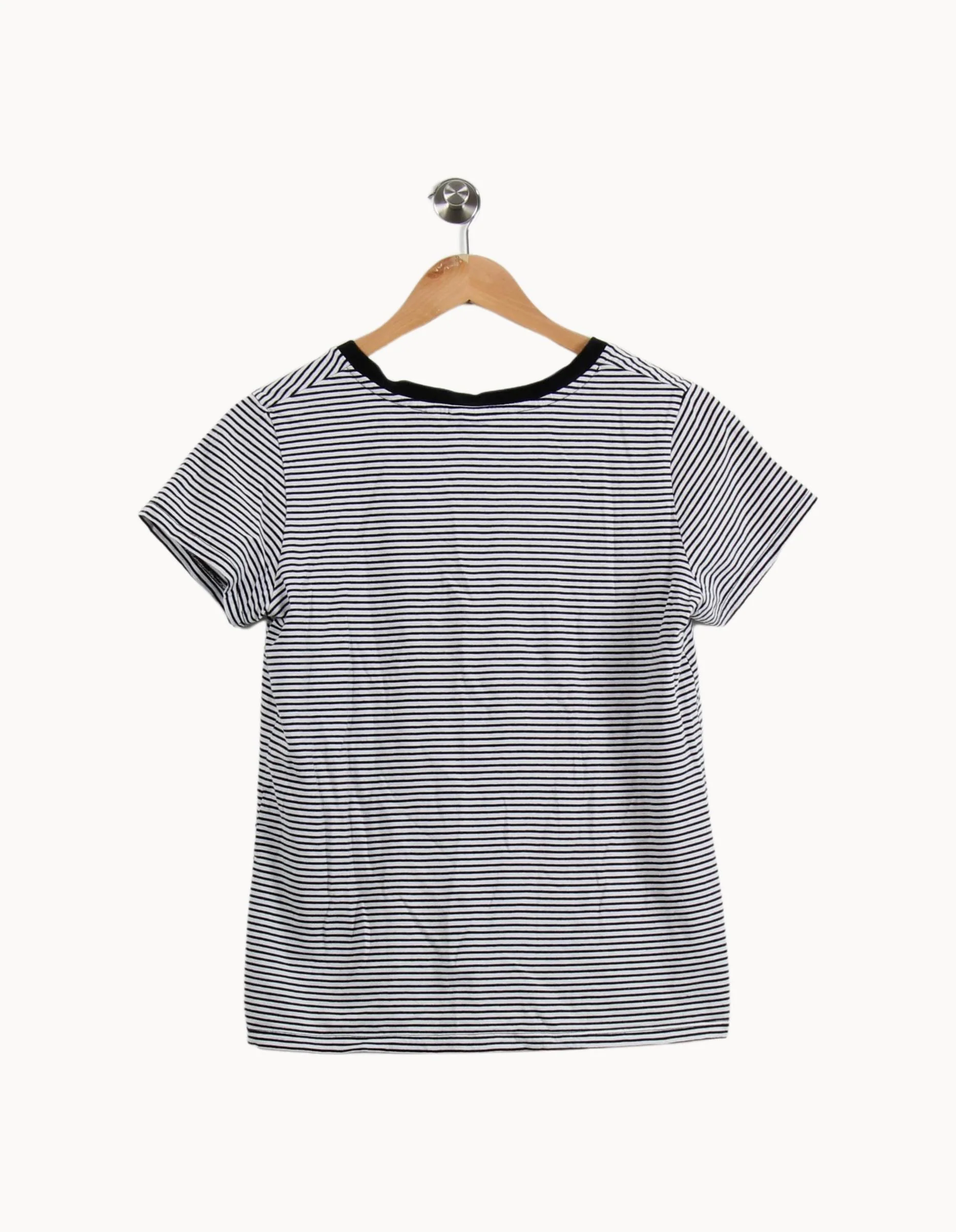 Tee-shirt Blanc et Noir - Taille M/38 - Image 4