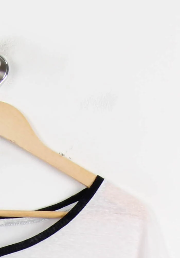 Tee-shirt Blanc et Noir - Taille M/38 - Image 3