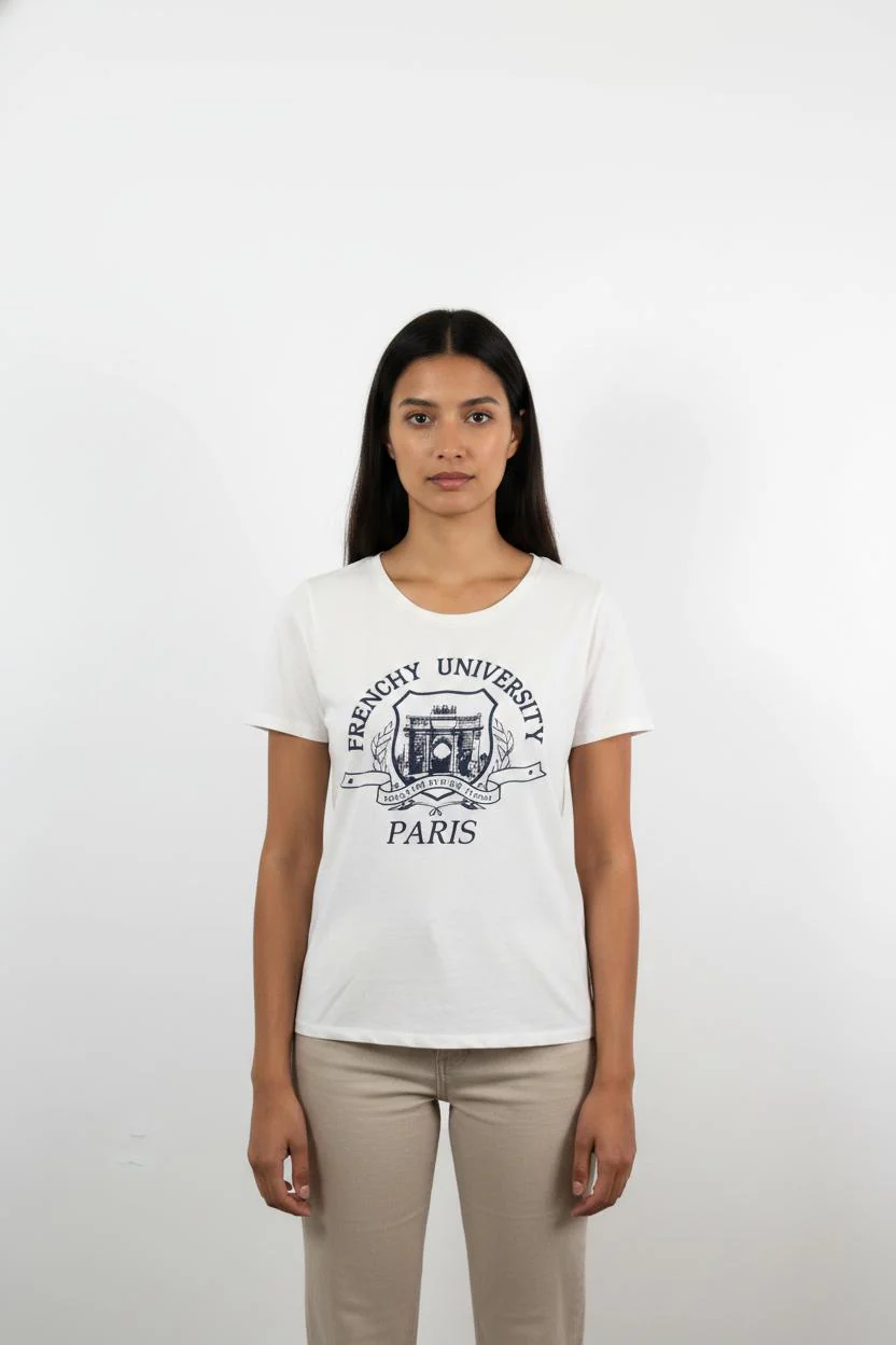 Tee-shirt Blanc et Noir - Taille S/36