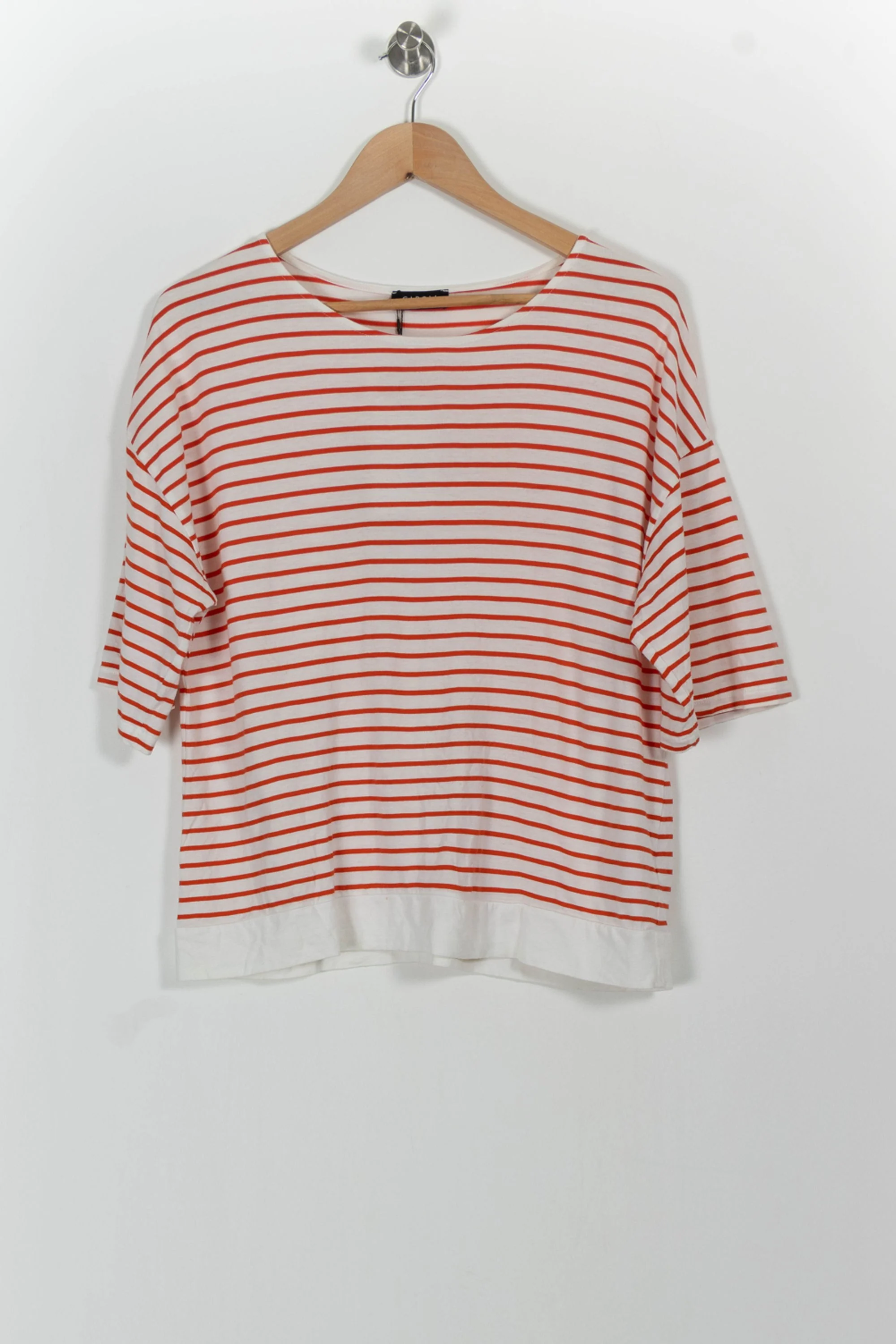 Tee-shirt Blanc et Rouge - Taille L/40 - Image 2