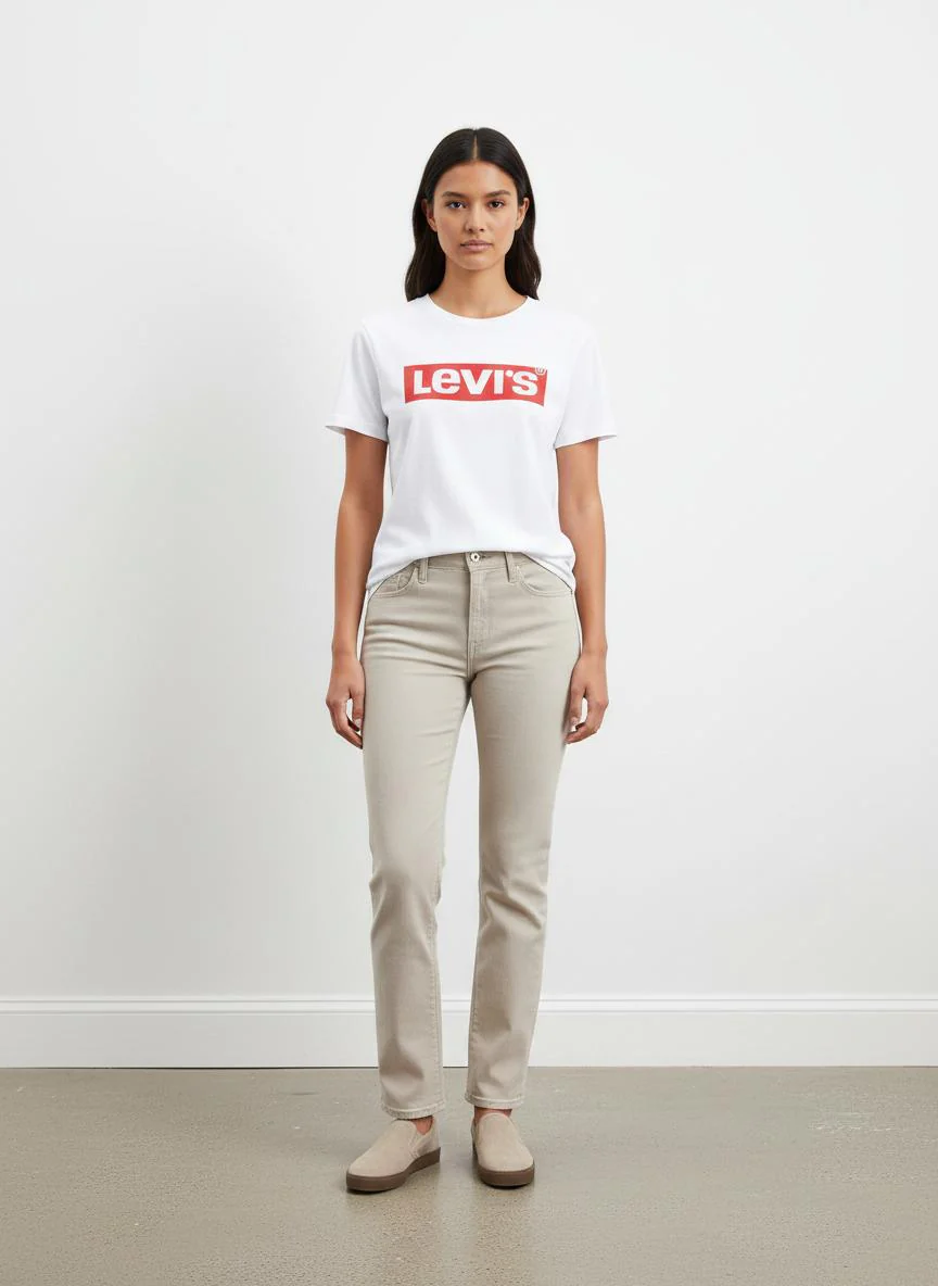 Tee-shirt Blanc et Rouge - Taille XS/34