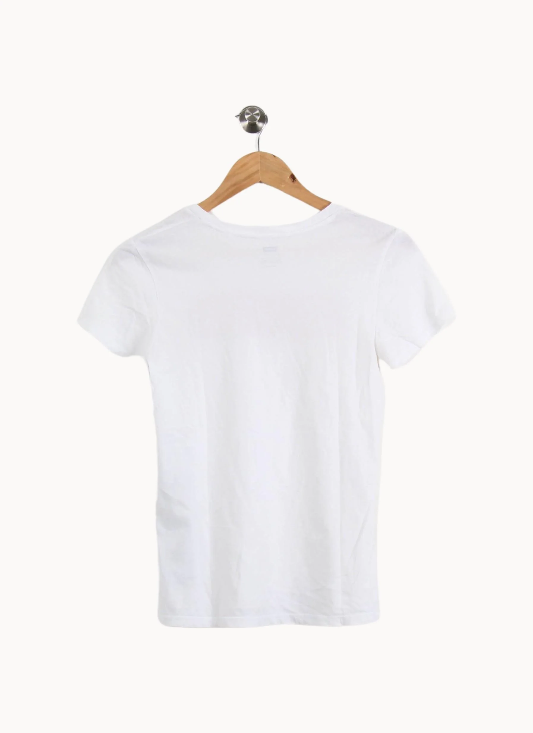 Tee-shirt Blanc et Rouge - Taille XS/34 - Image 4