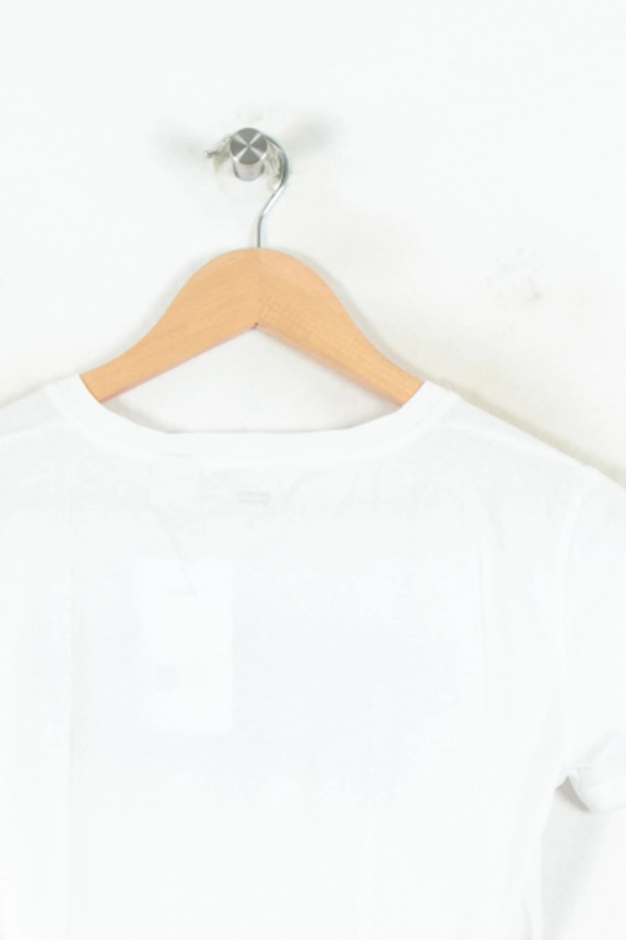 Tee-shirt Blanc et Rouge - Taille XS/34 - Image 4
