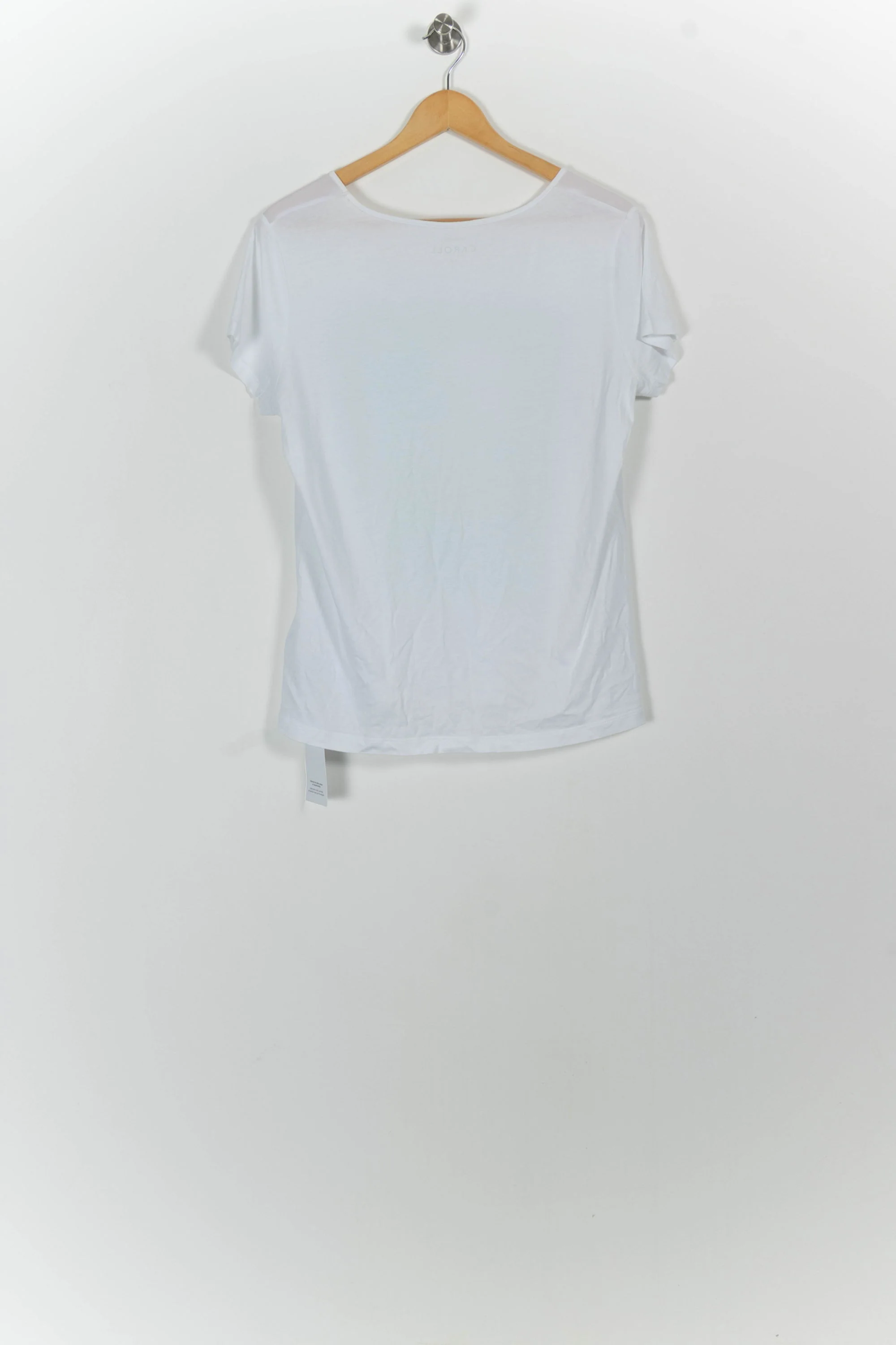 Tee-shirt Blanc et Vert clair - Taille XL/42 - Image 4