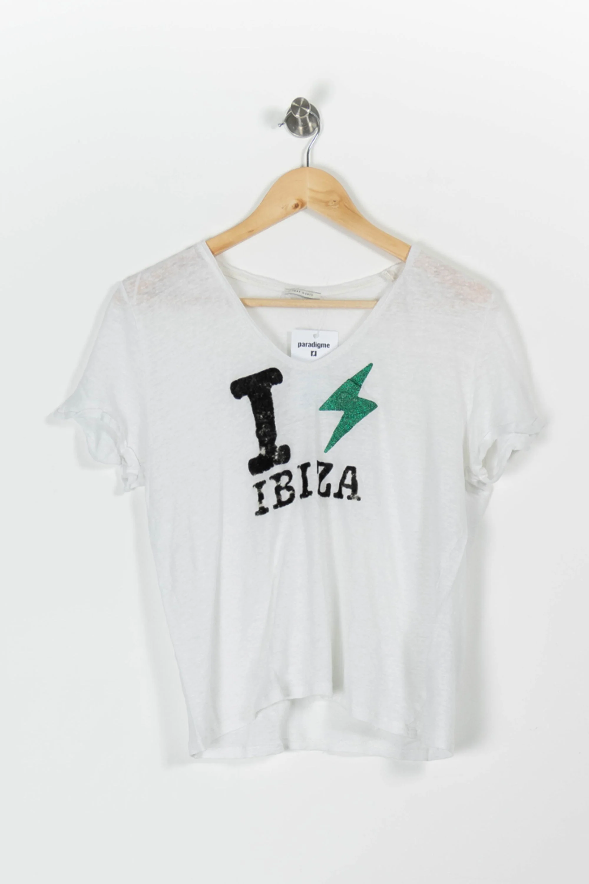 Tee-shirt Blanc - Taille L/40 - Image 2