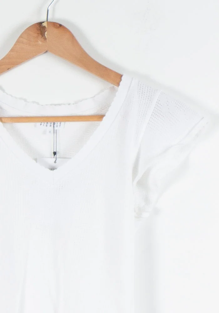 Tee-shirt Blanc - Taille S/36 - Image 3