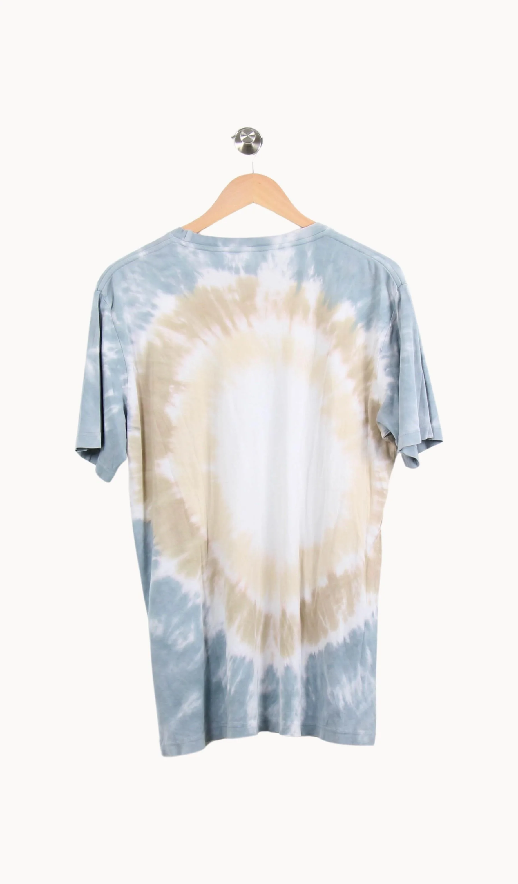 Tee-shirt Bleu et Beige - Taille S/36 - Image 4