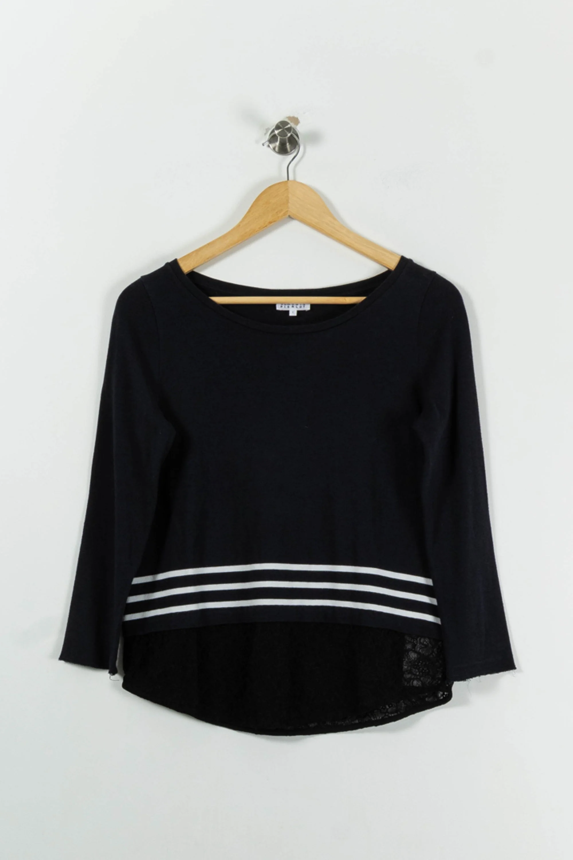 Tee-shirt Bleu et Blanc - Taille S/36 - Image 2