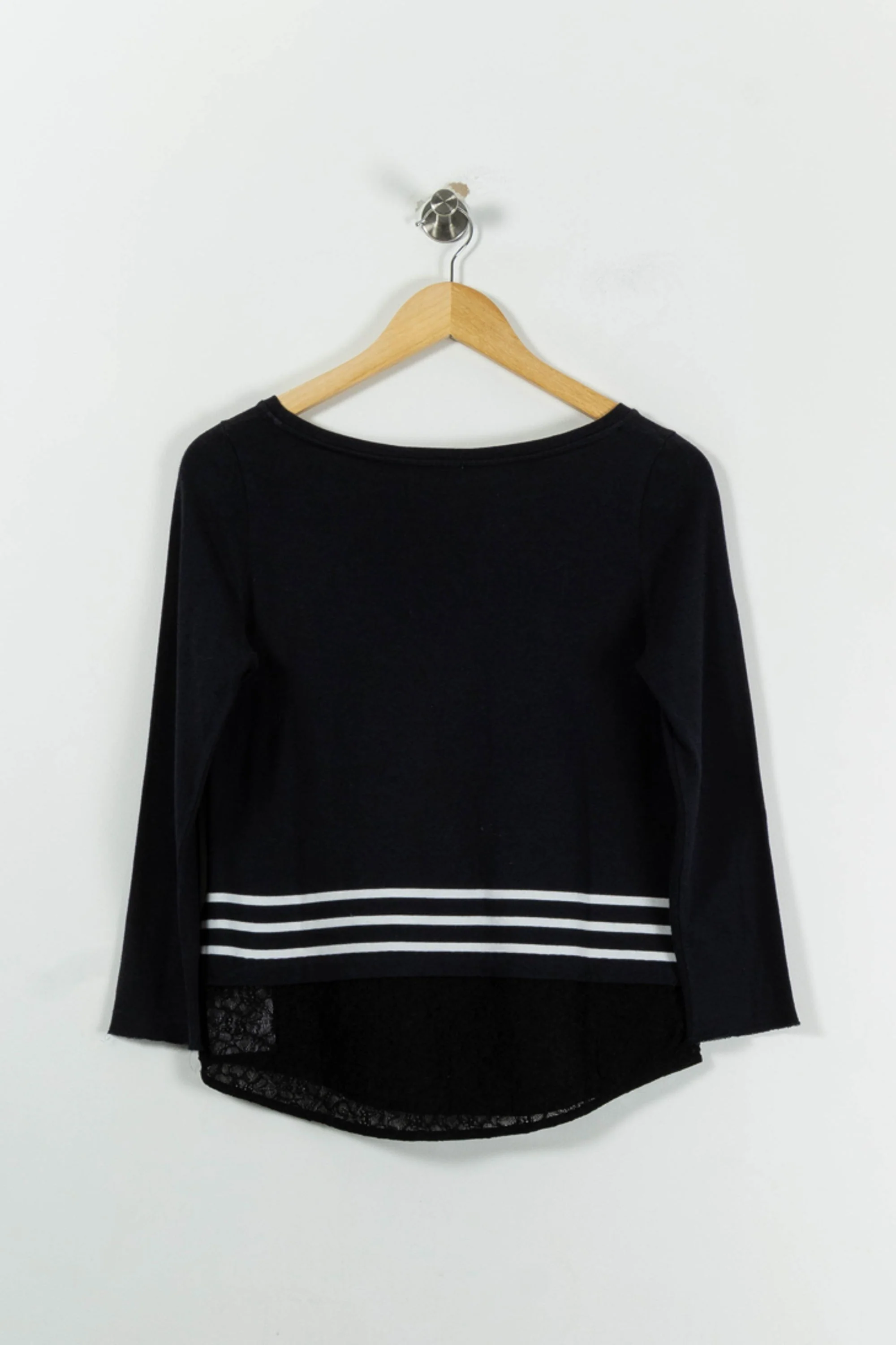 Tee-shirt Bleu et Blanc - Taille S/36 - Image 4