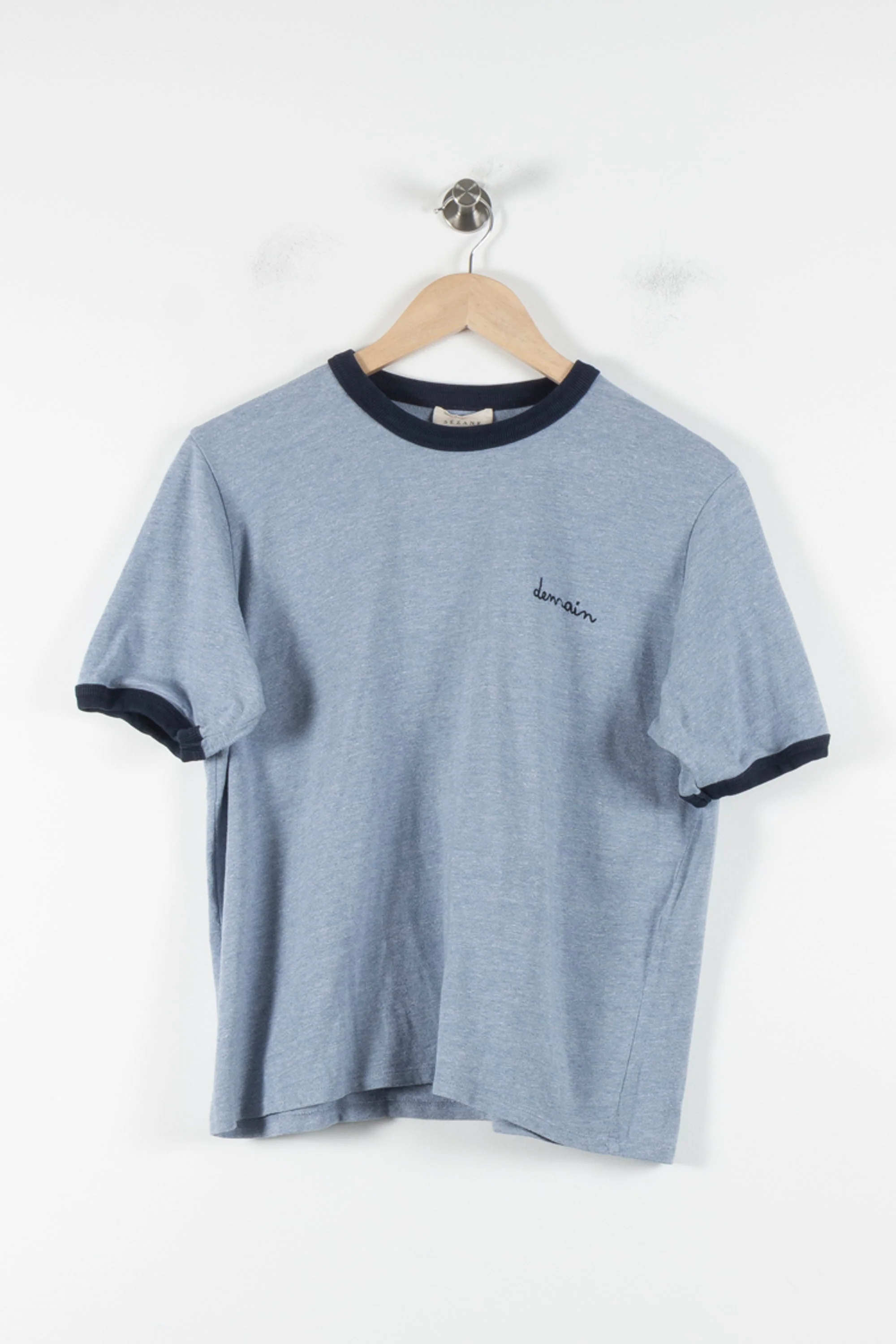 Tee-shirt Bleu et Bleu Marine - Taille L/40 - Image 2