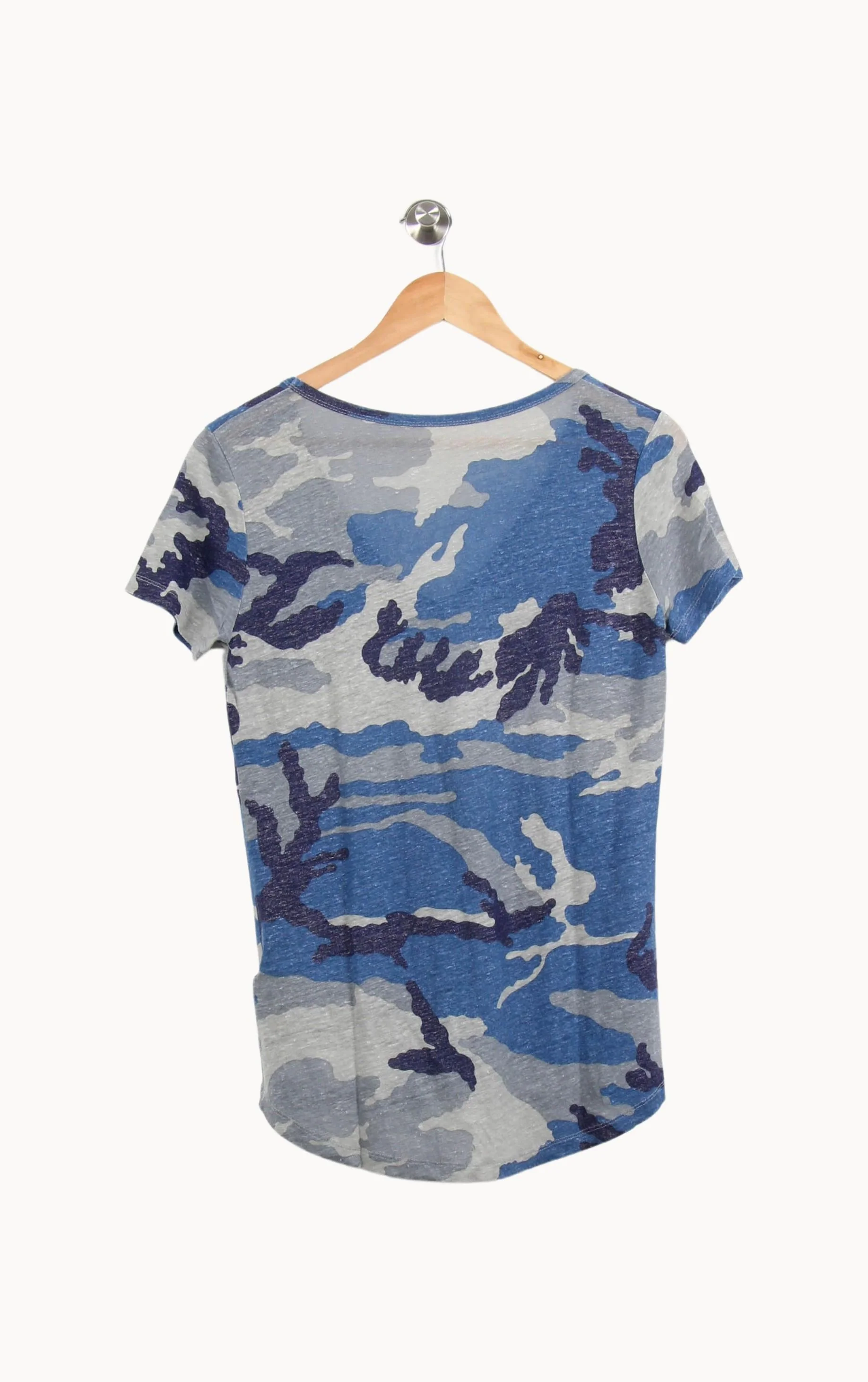 Tee-shirt Bleu et Gris - Taille S/36 - Image 4