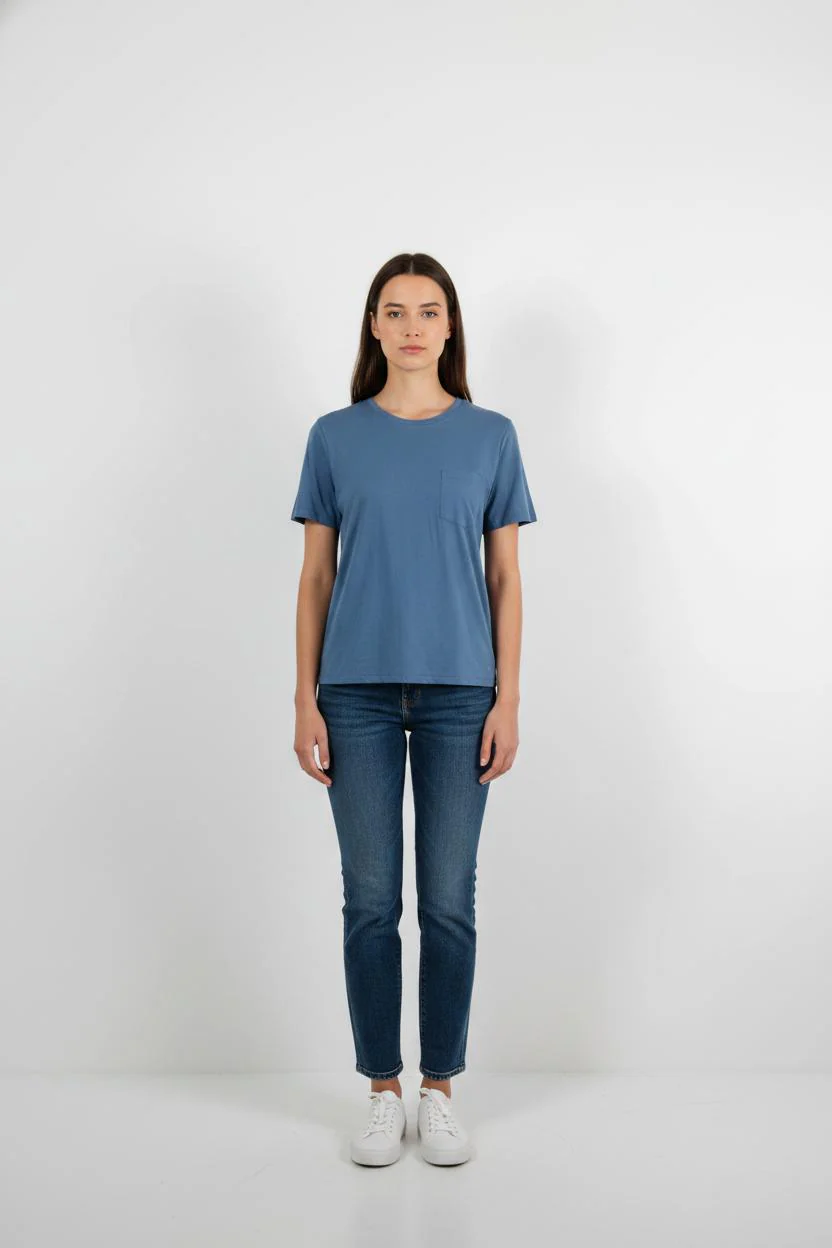 Tee-shirt Bleu - Taille XS/34
