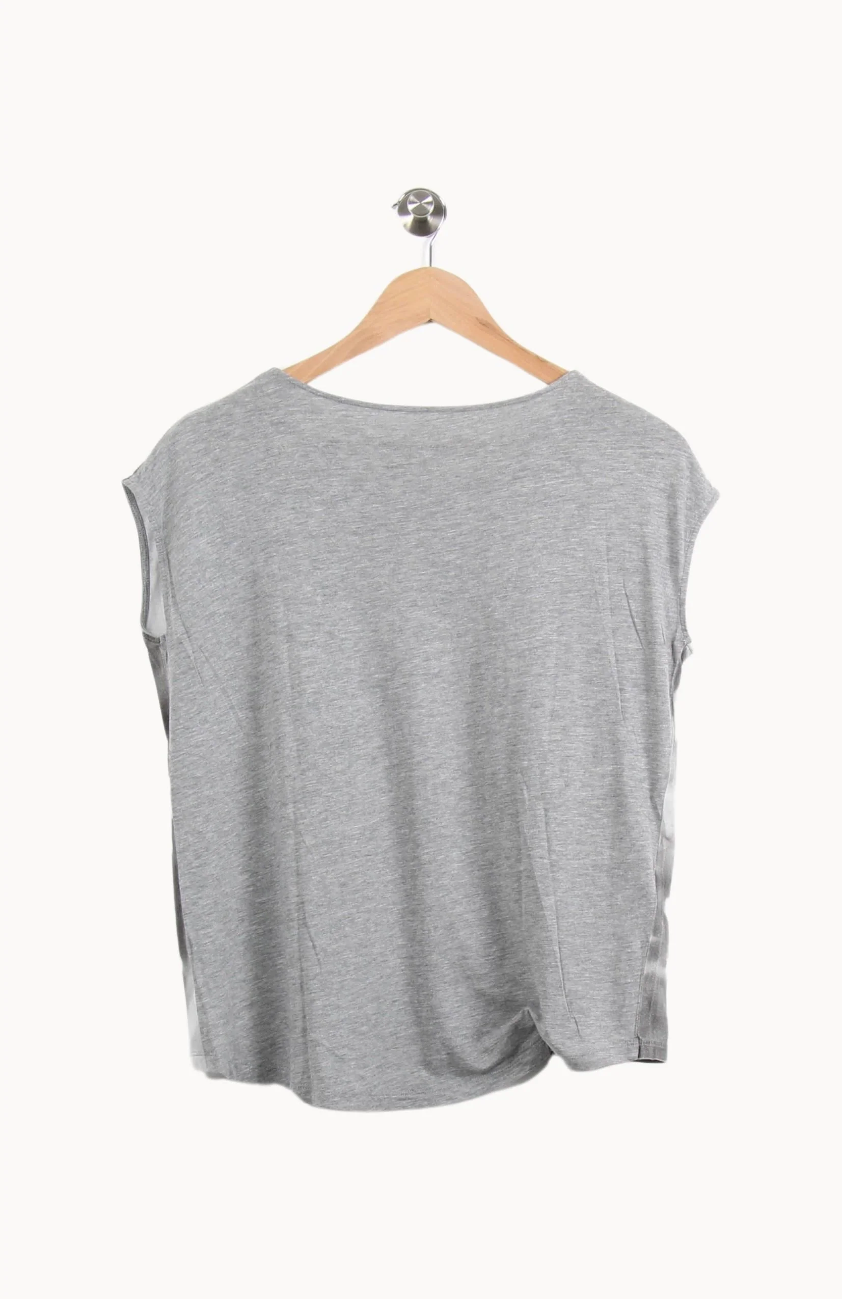 Tee-shirt Gris et Blanc - Taille S/36 - Image 4