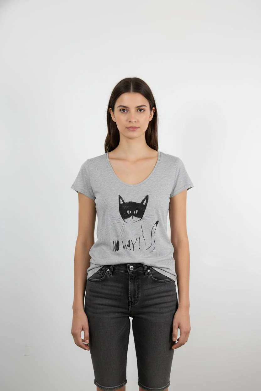 Tee-shirt Gris - Taille M/38