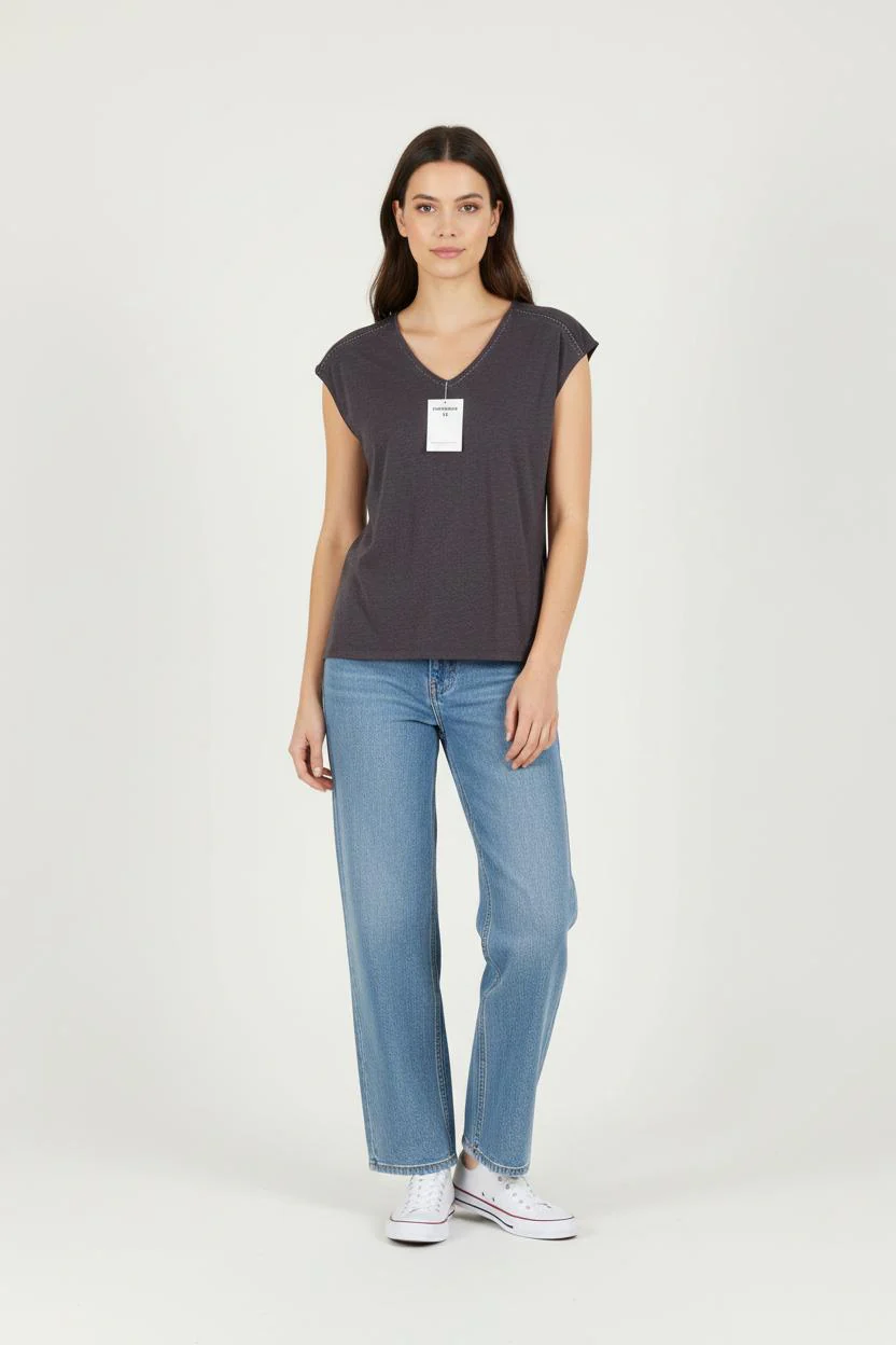 Tee-shirt Gris - Taille S/36