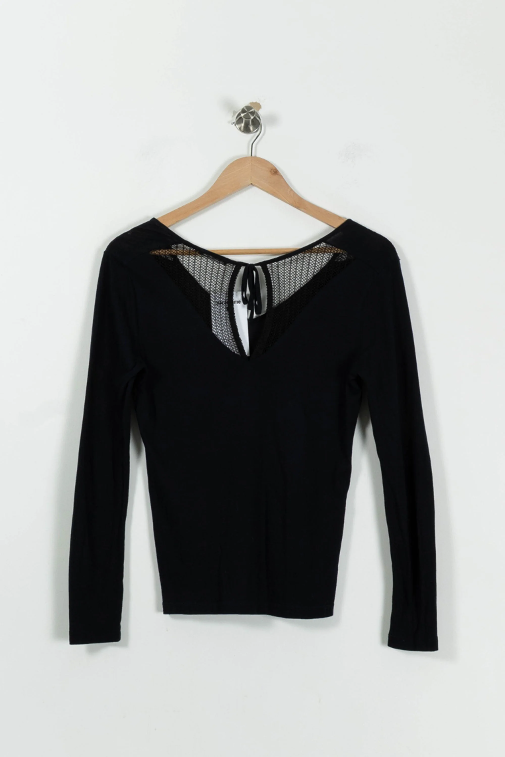 Tee-shirt Manches Longues Bleu - Taille S/36 - Image 4