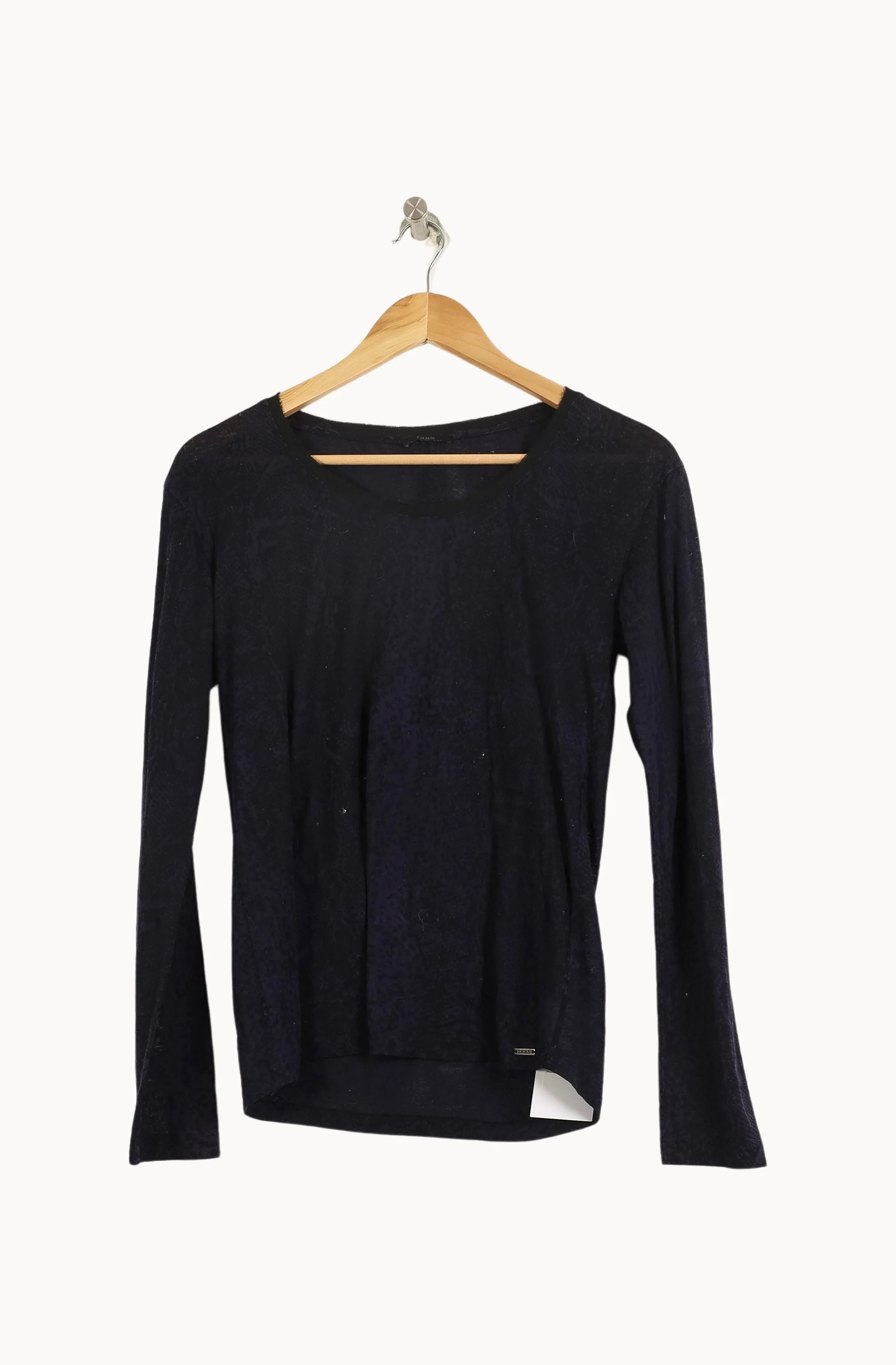 Tee Shirt Manches Longues Bleu - Taille XL/42 - Image 2