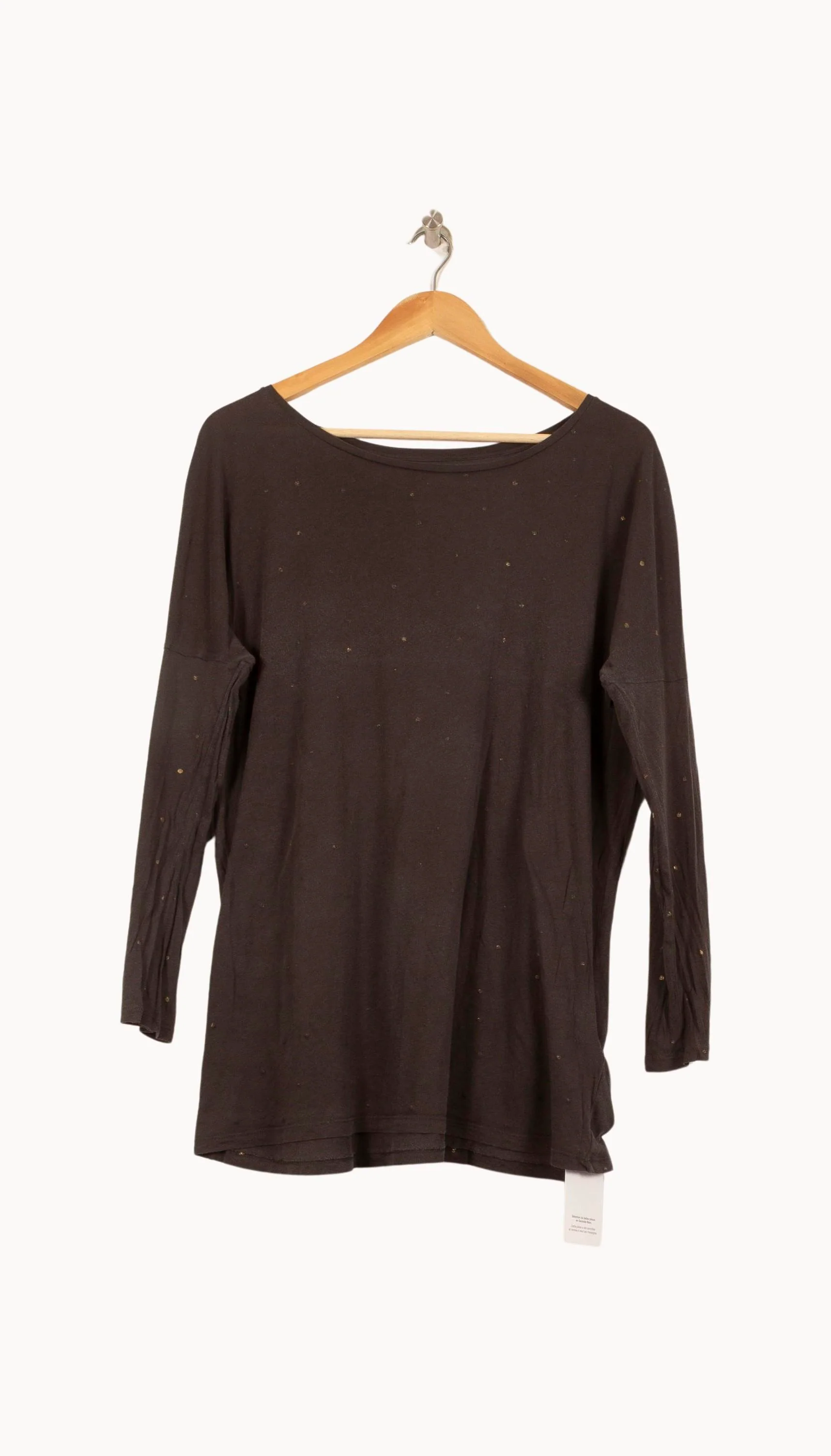 Tee-shirt Manches Longues Gris - Taille L/40 - Image 2