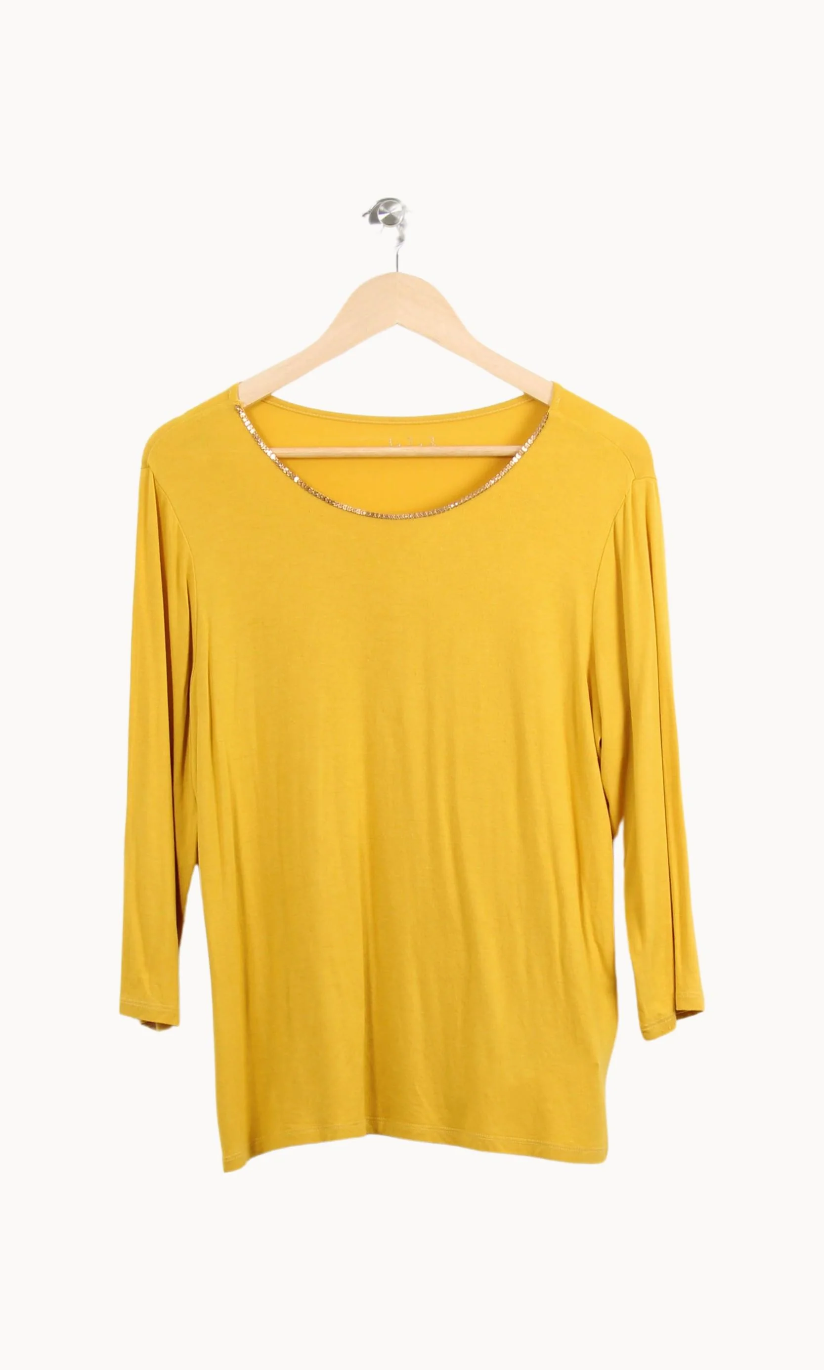 Tee-shirt manches longues Jaune - Taille S/36 - Image 2