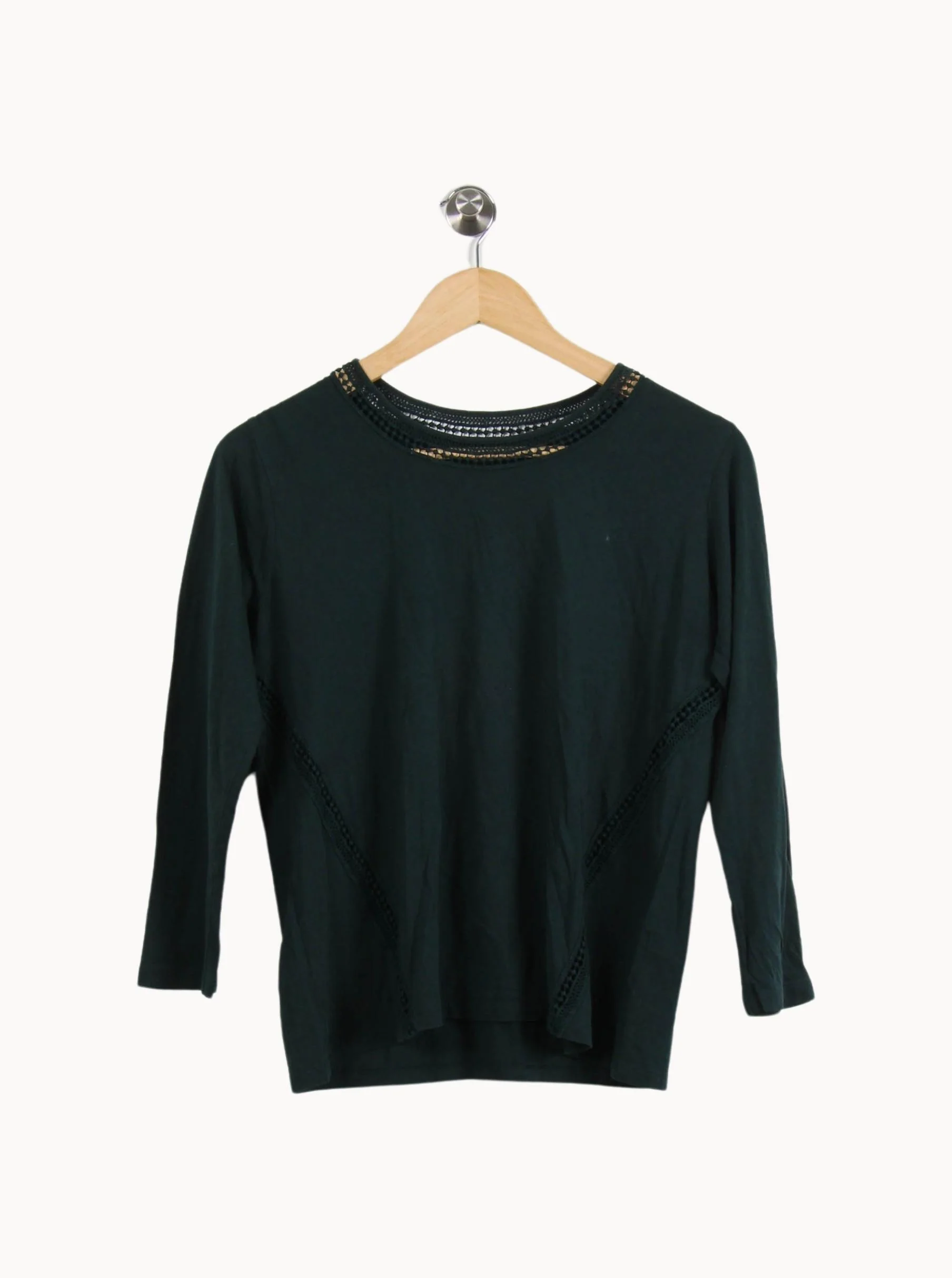 Tee-shirt Manches Longues Vert - Taille L/40 - Image 2
