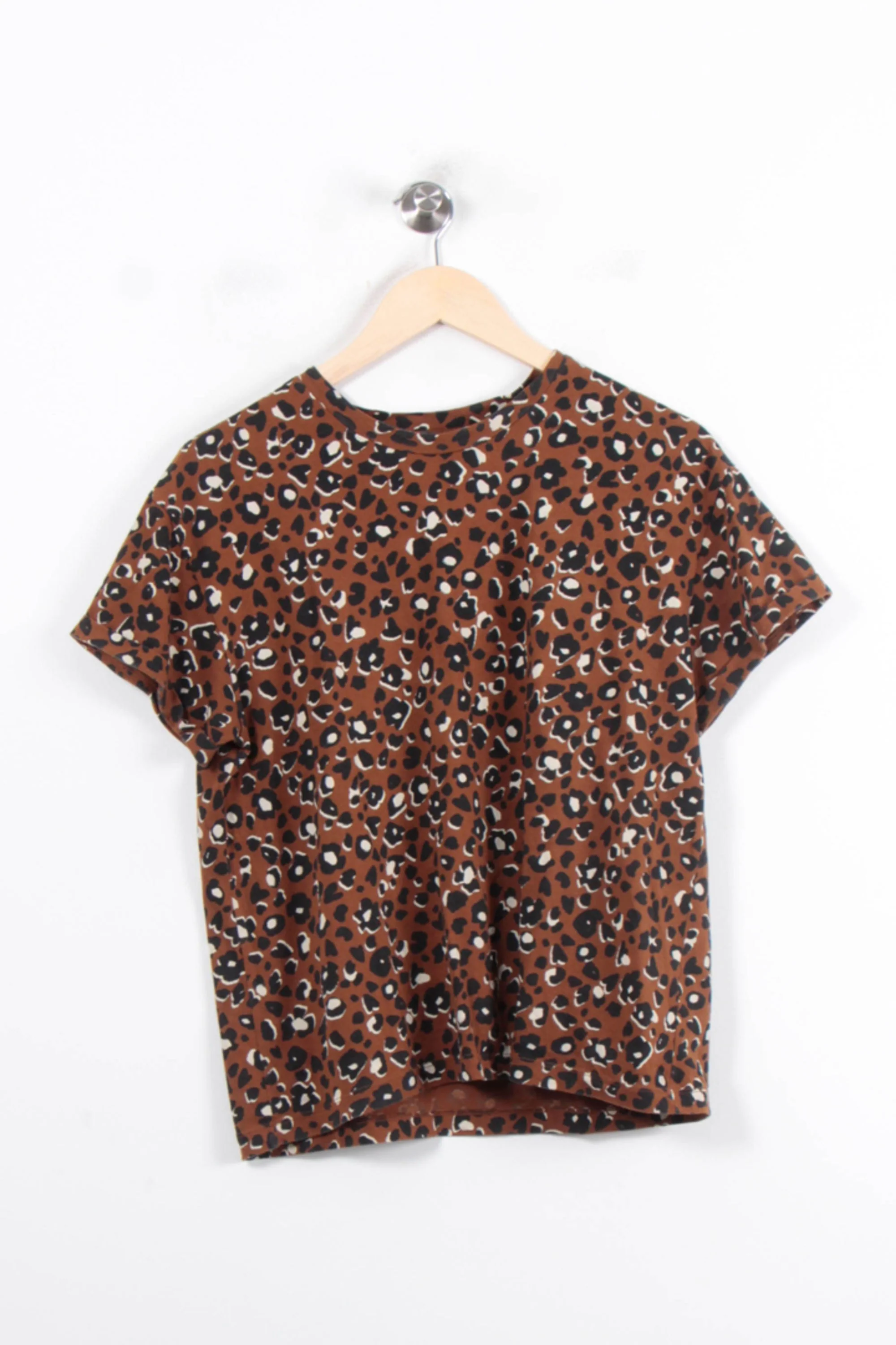 Tee-shirt Marron et Noir - Taille S/36 - Image 2