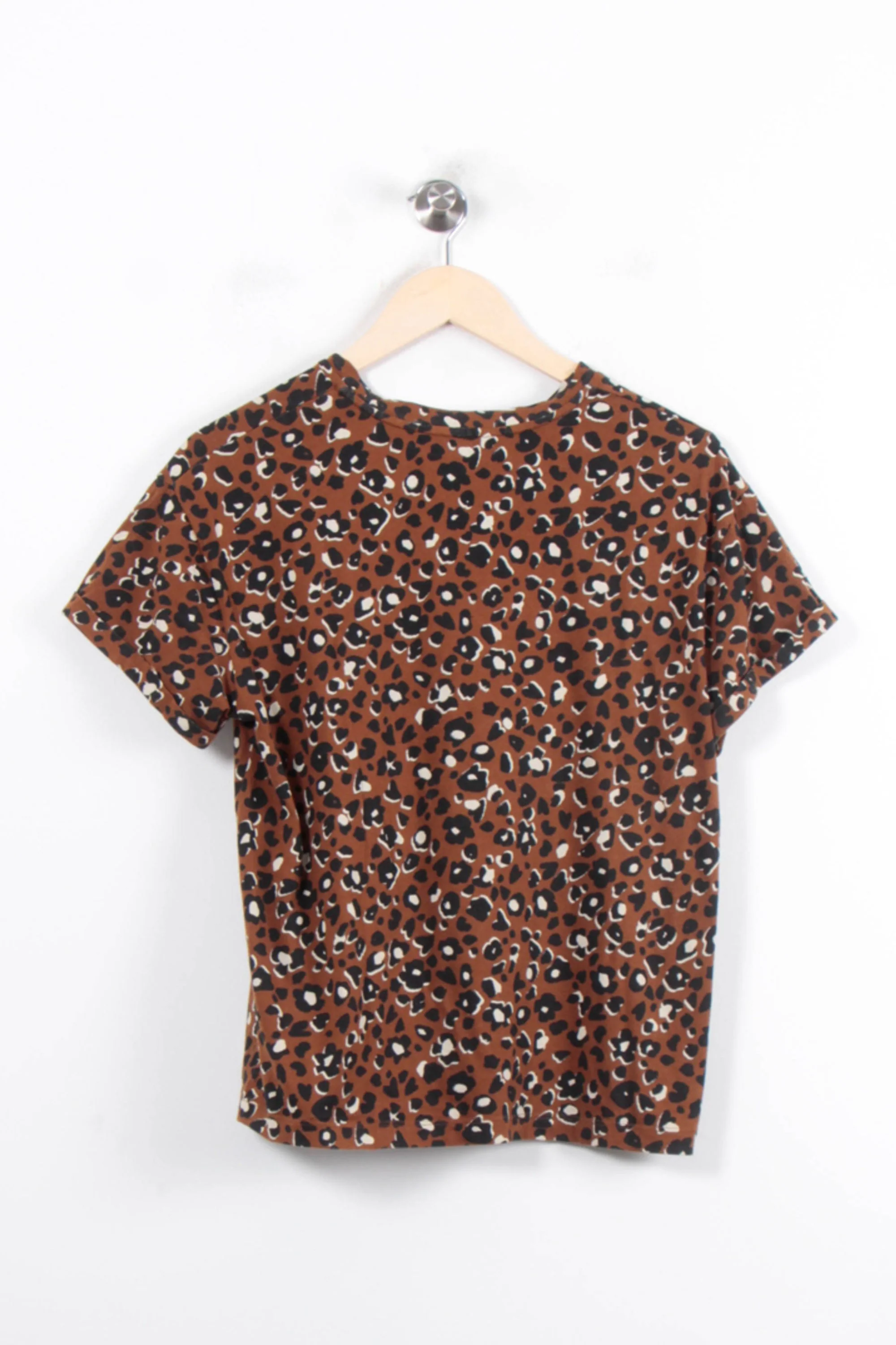 Tee-shirt Marron et Noir - Taille S/36 - Image 4