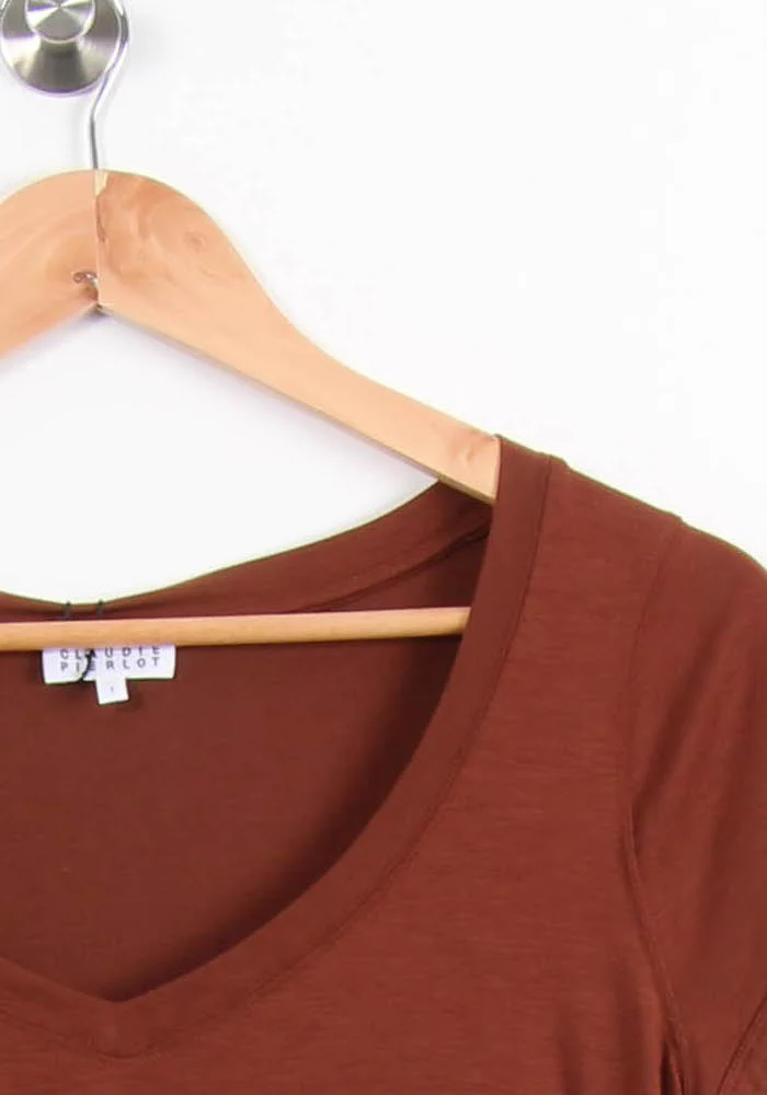 Tee-shirt Marron - Taille S/36 - Image 3
