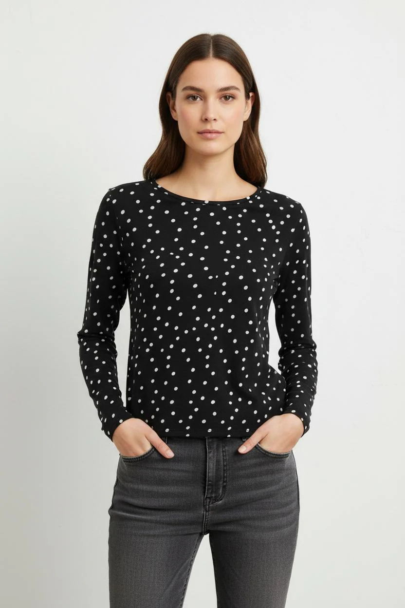 Tee-shirt Noir et Blanc - Taille S/36