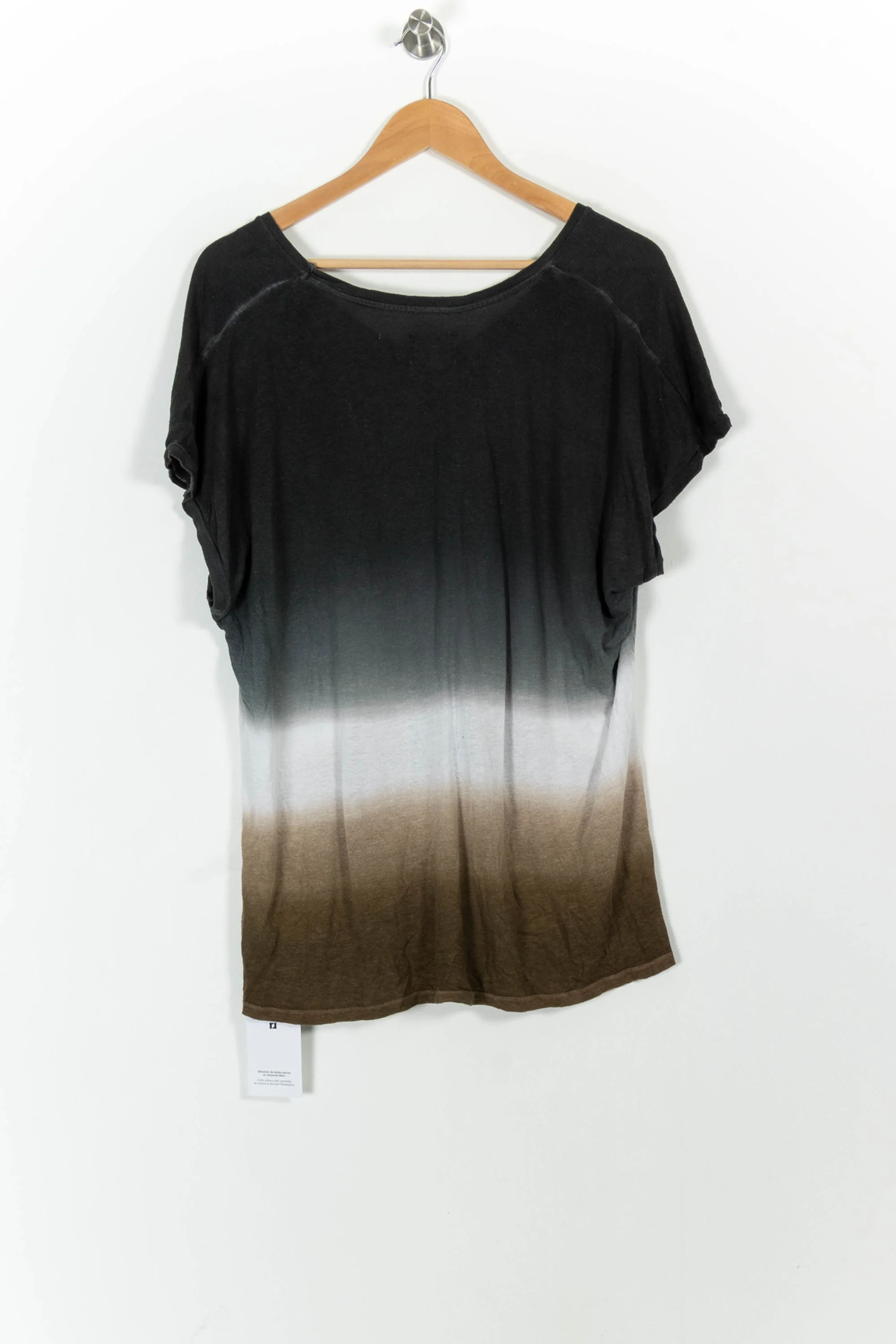 Tee-shirt Noir et Marron - Taille XL/42 - Image 4