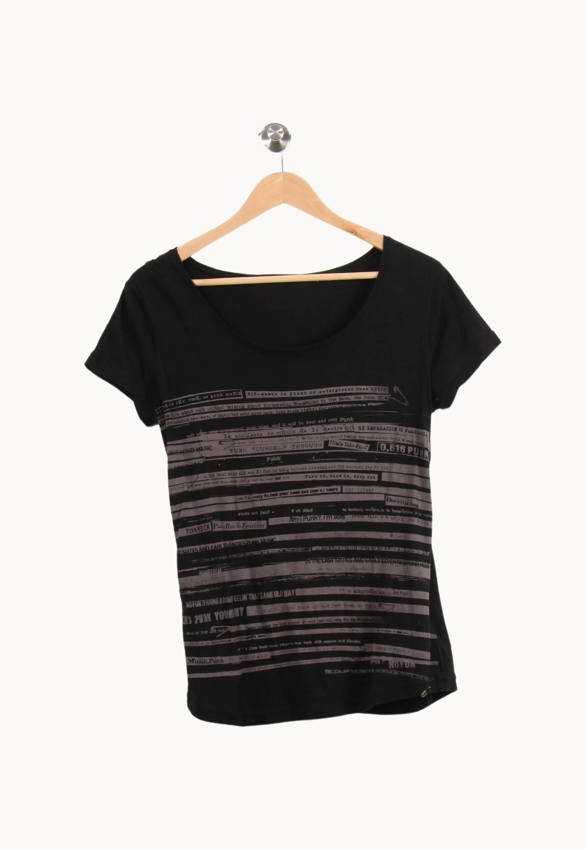Tee-shirt Noir - Taille L/40 - Image 2