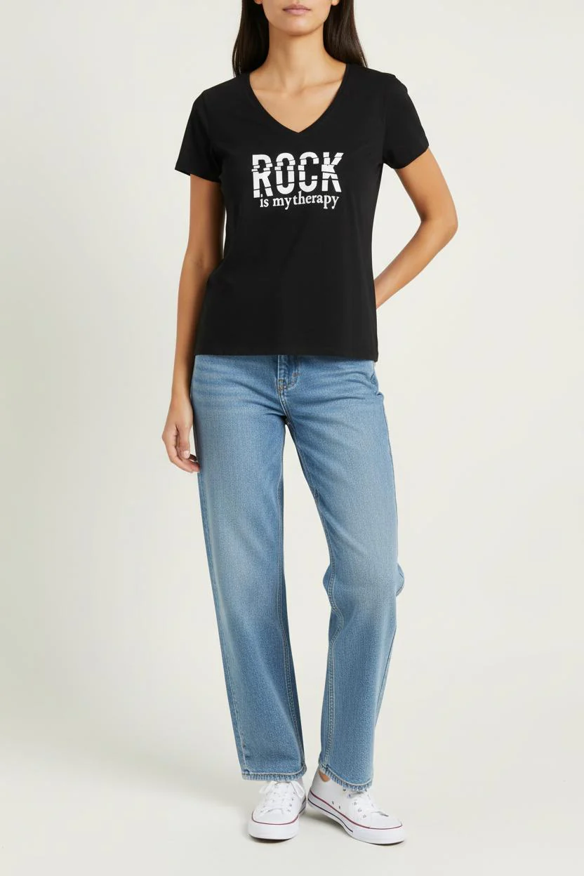 Tee-shirt Noir - Taille L/40