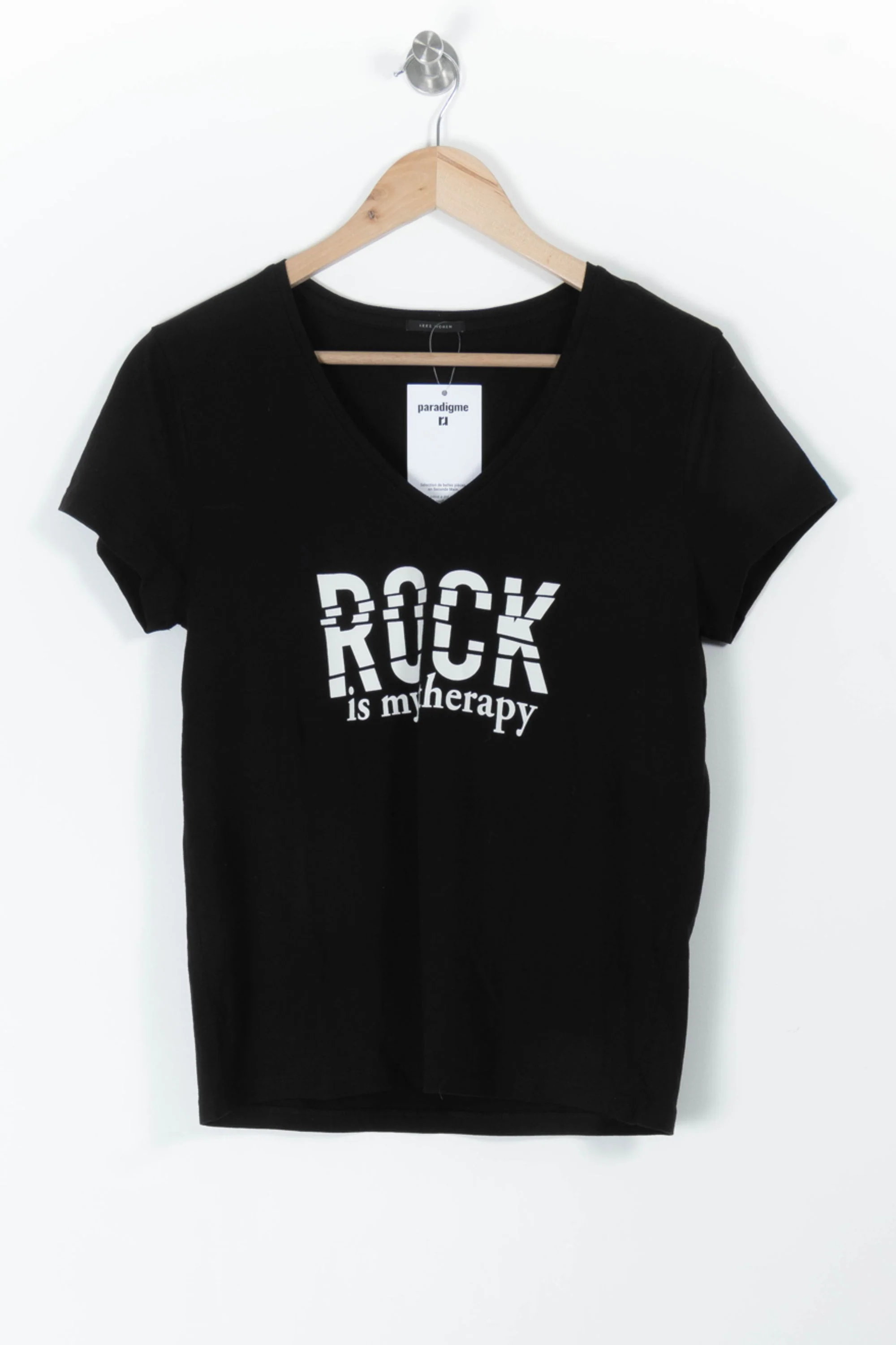 Tee-shirt Noir - Taille L/40 - Image 2
