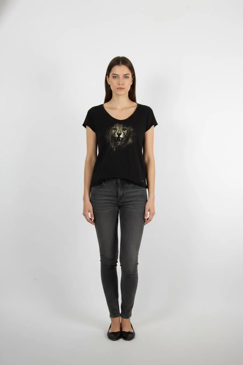 Tee-shirt Noir - Taille M/38