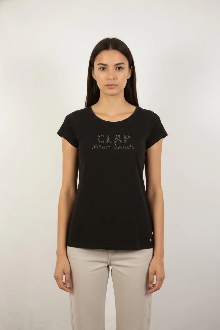 Tee-shirt Noir - Taille M/38