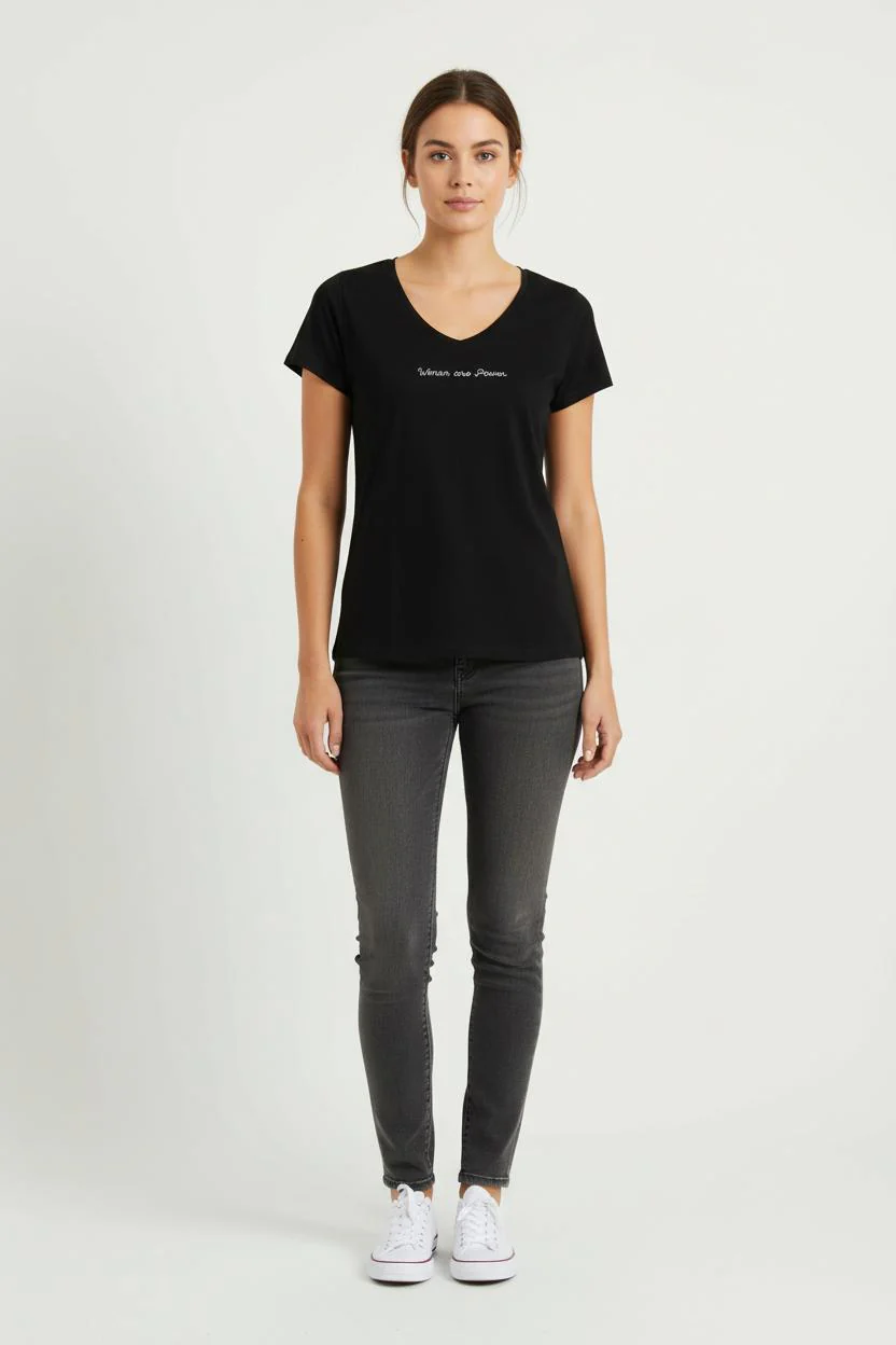 Tee-shirt Noir - Taille XS/34