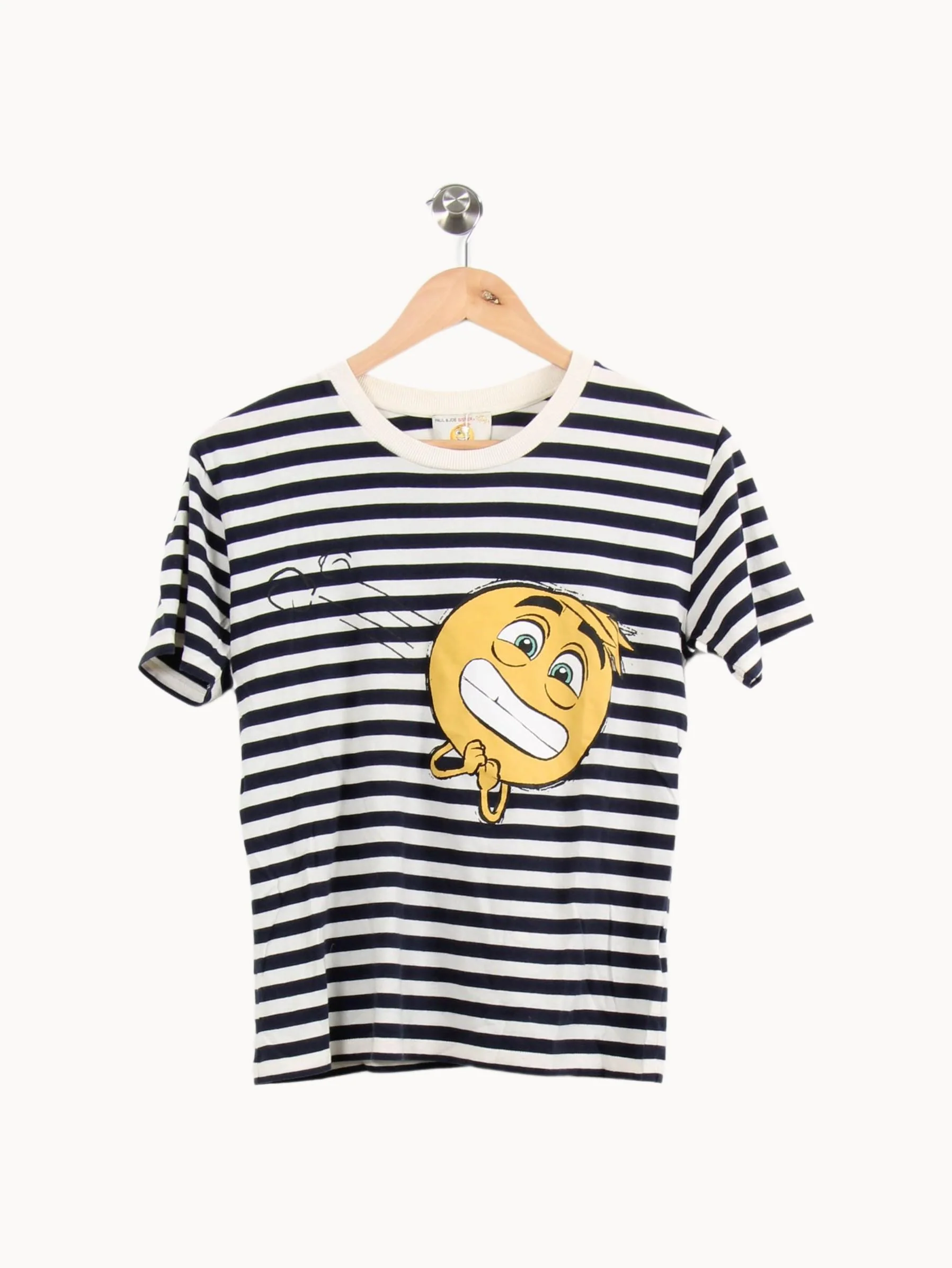 Tee-shirt Rayé Bleu Marine et Blanc - Taille S/36 - Image 2