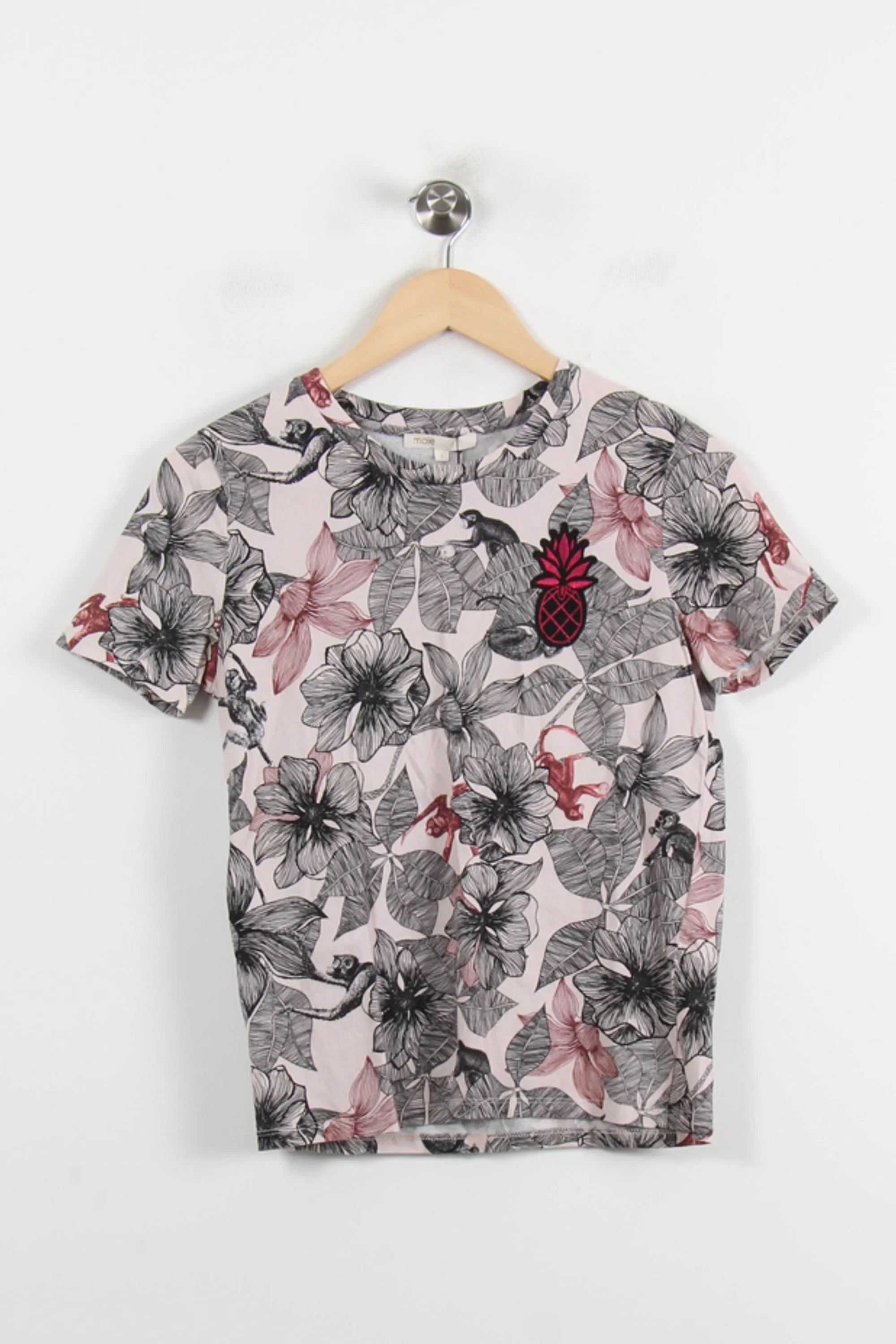 Tee-shirt Rose et Noir - Taille S/36 - Image 2