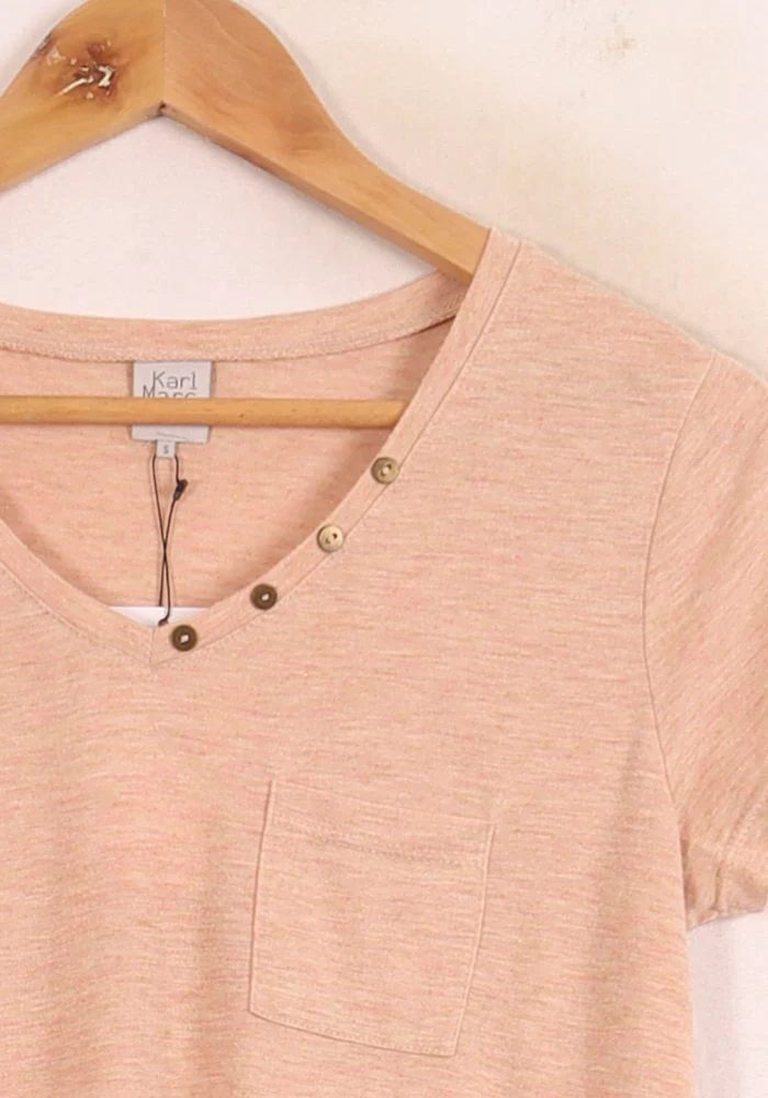 Tee-shirt Rose - Taille S/36 - Image 3