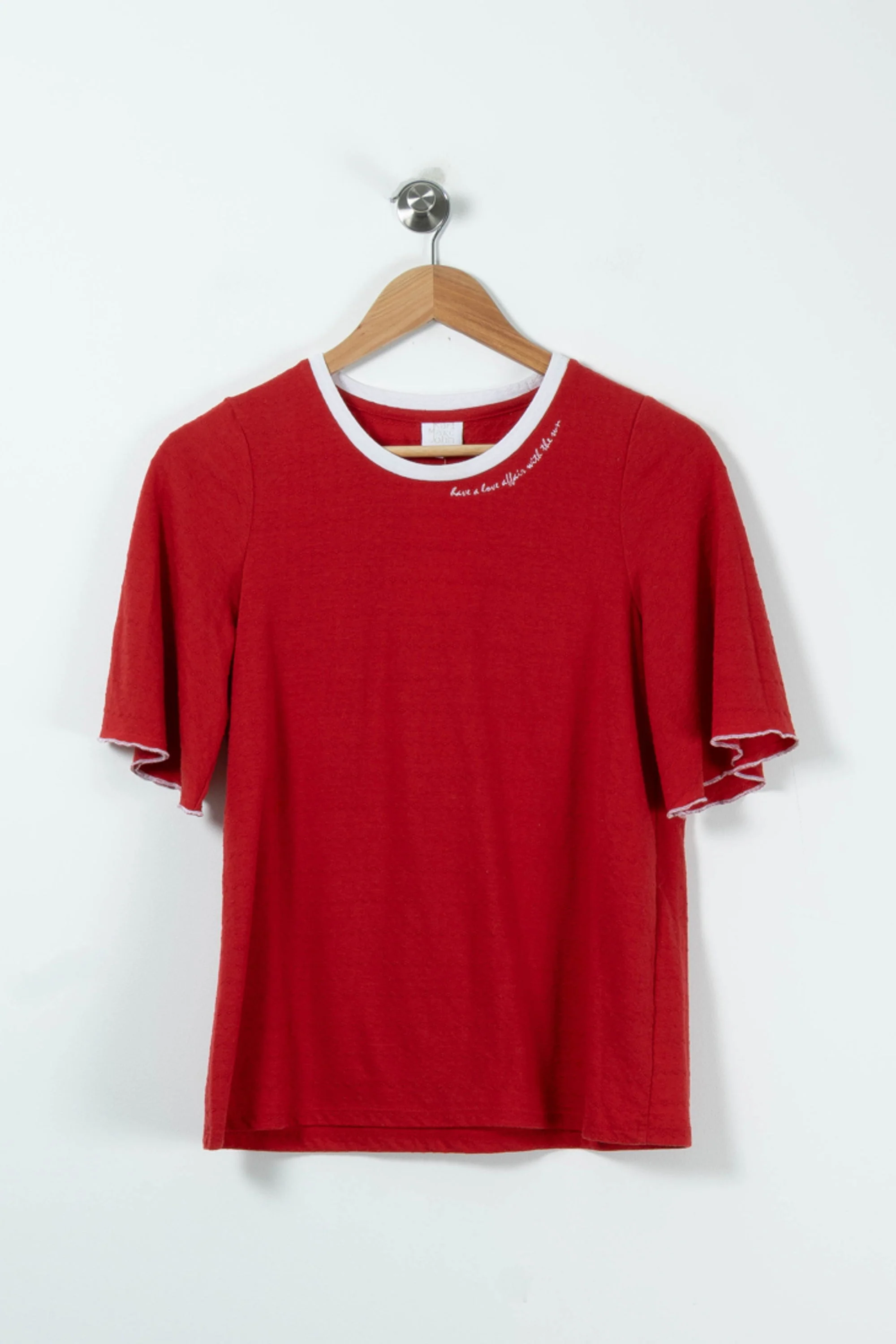 Tee-shirt Rouge - Taille S/36 - Image 2
