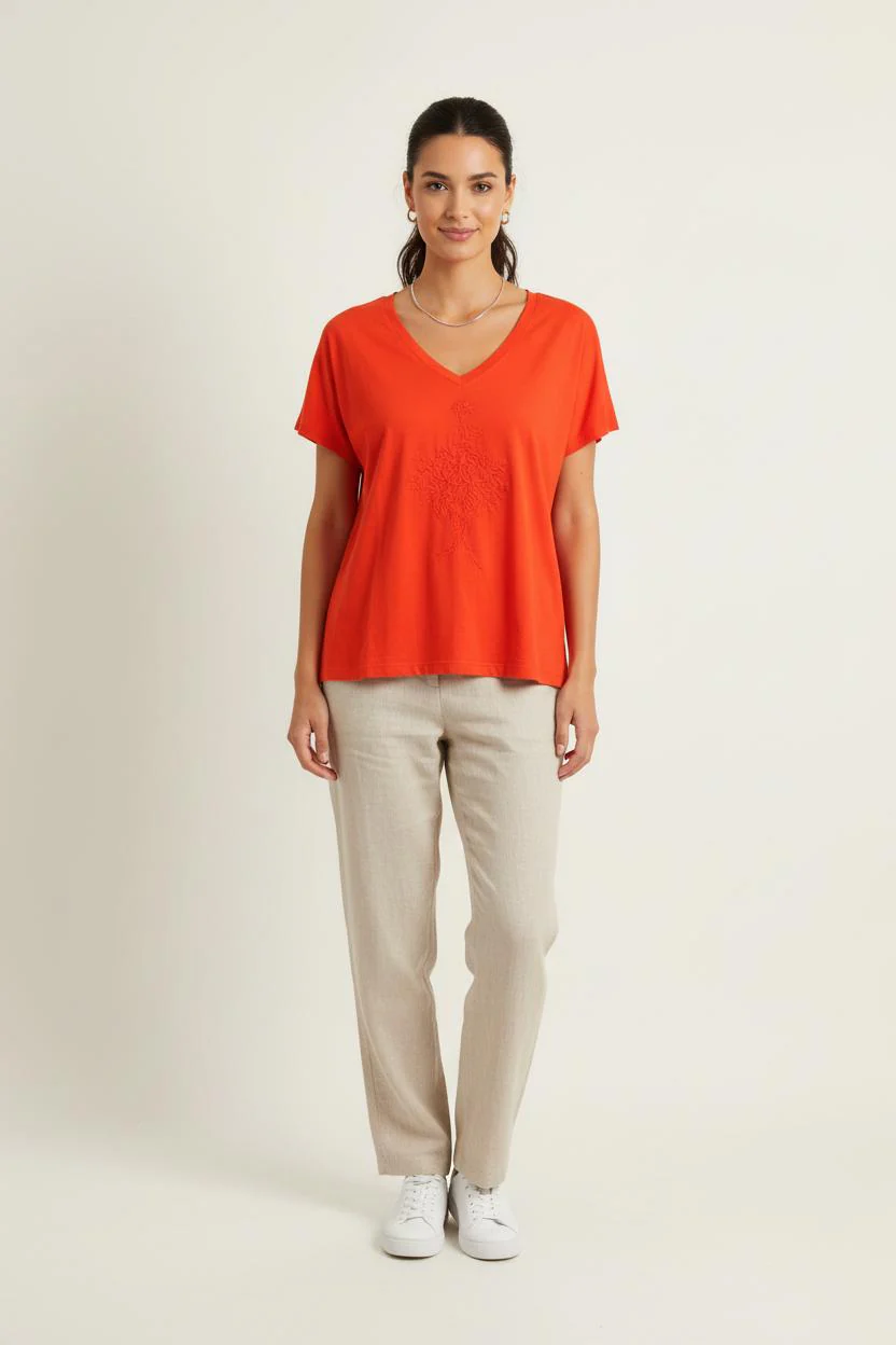 Tee-shirt Rouge - Taille XL/42