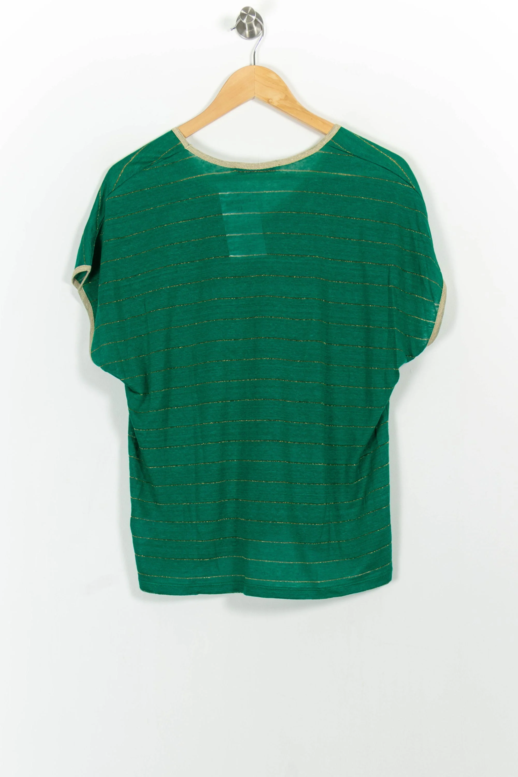 Tee-shirt Vert et Beige - Taille M/38 - Image 4