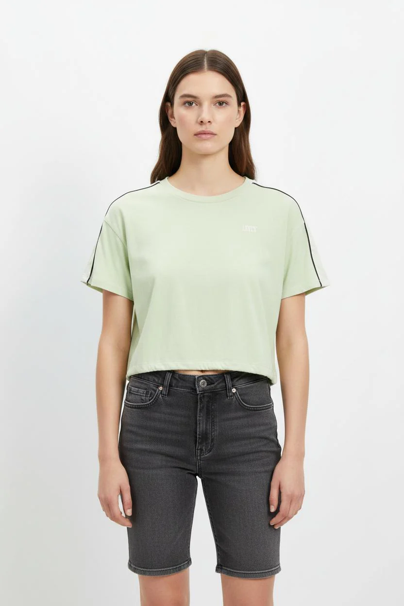 Tee-shirt Vert et Blanc - Taille L/40