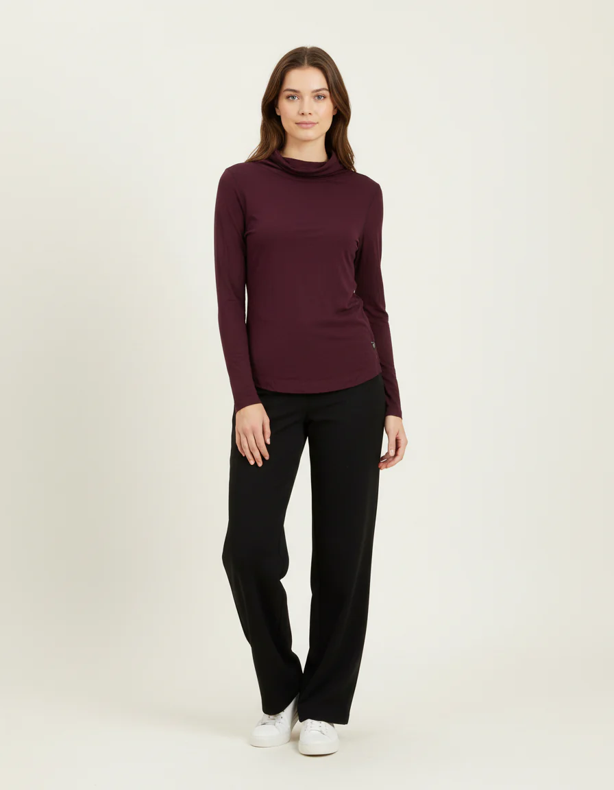 Top à col roulé violet - Taille XXL/44