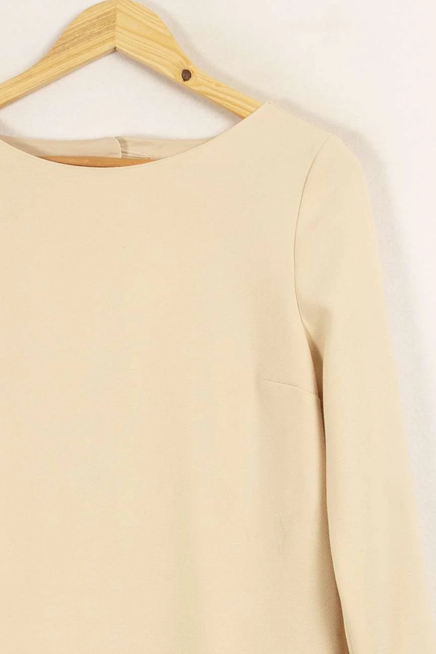 Top à manches longues beige - Taille S/36 - Image 3