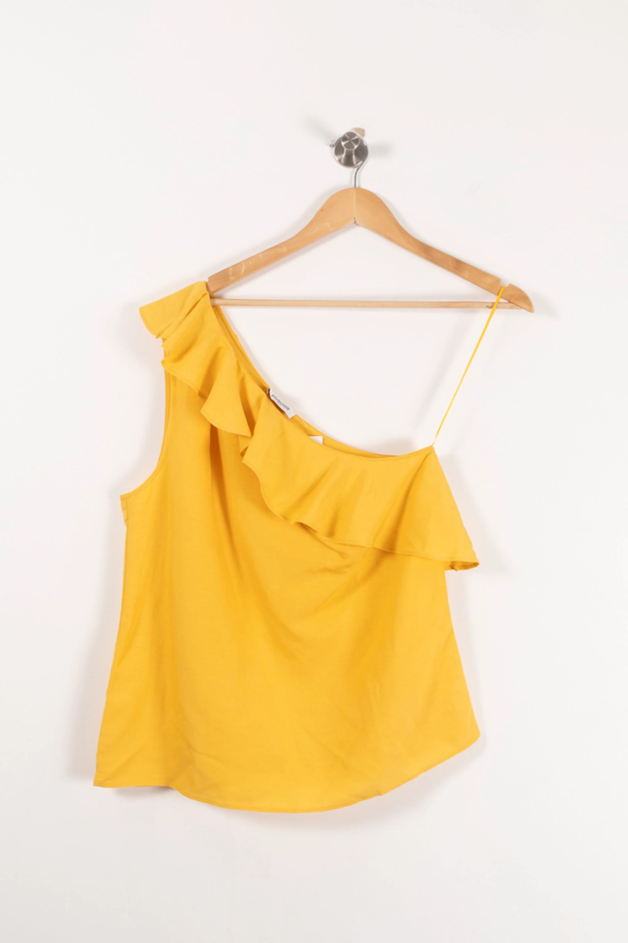 Top Asymétrique Jaune - Taille L/40 - Image 2