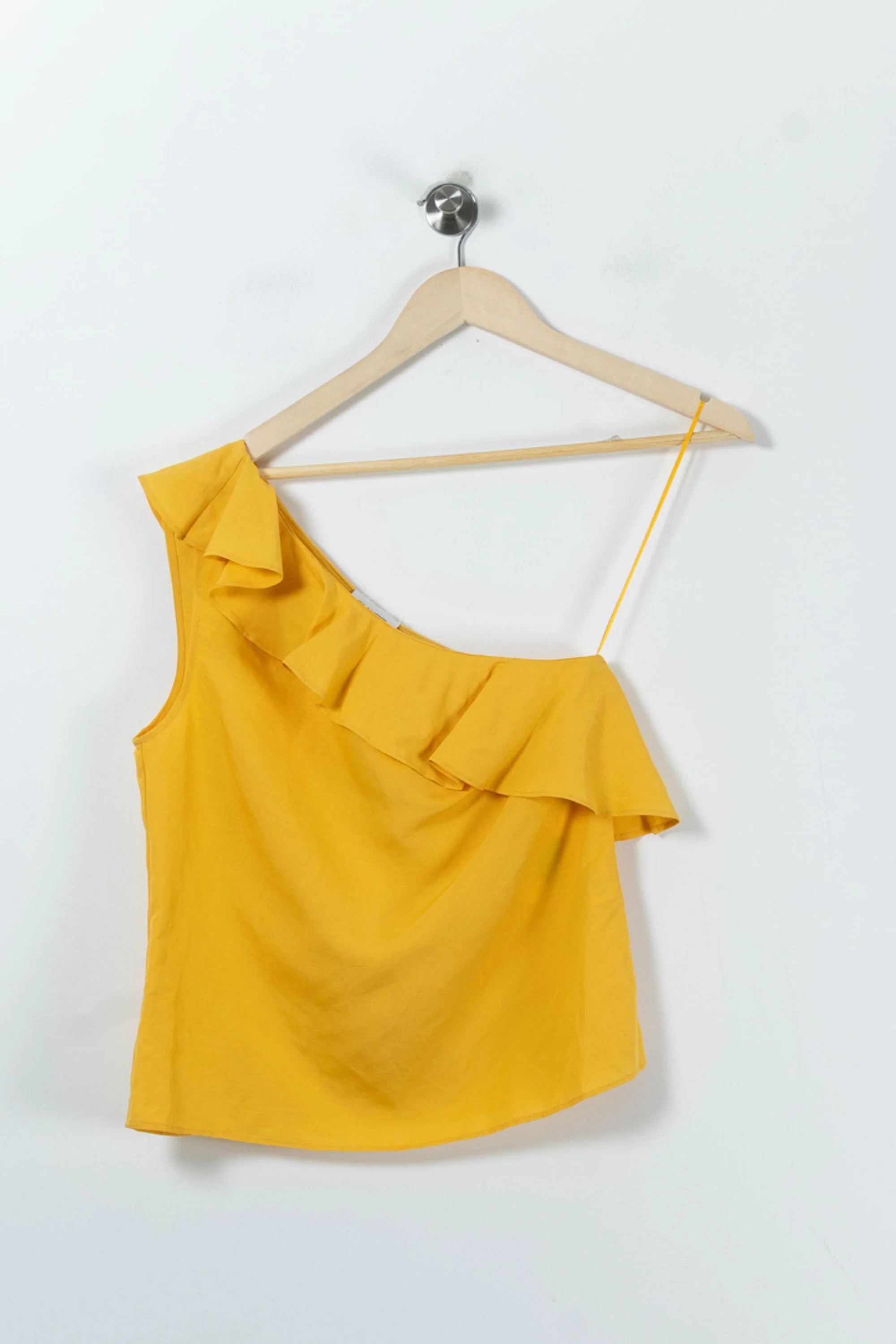 Top Asymétrique Jaune - Taille S/36 - Image 2