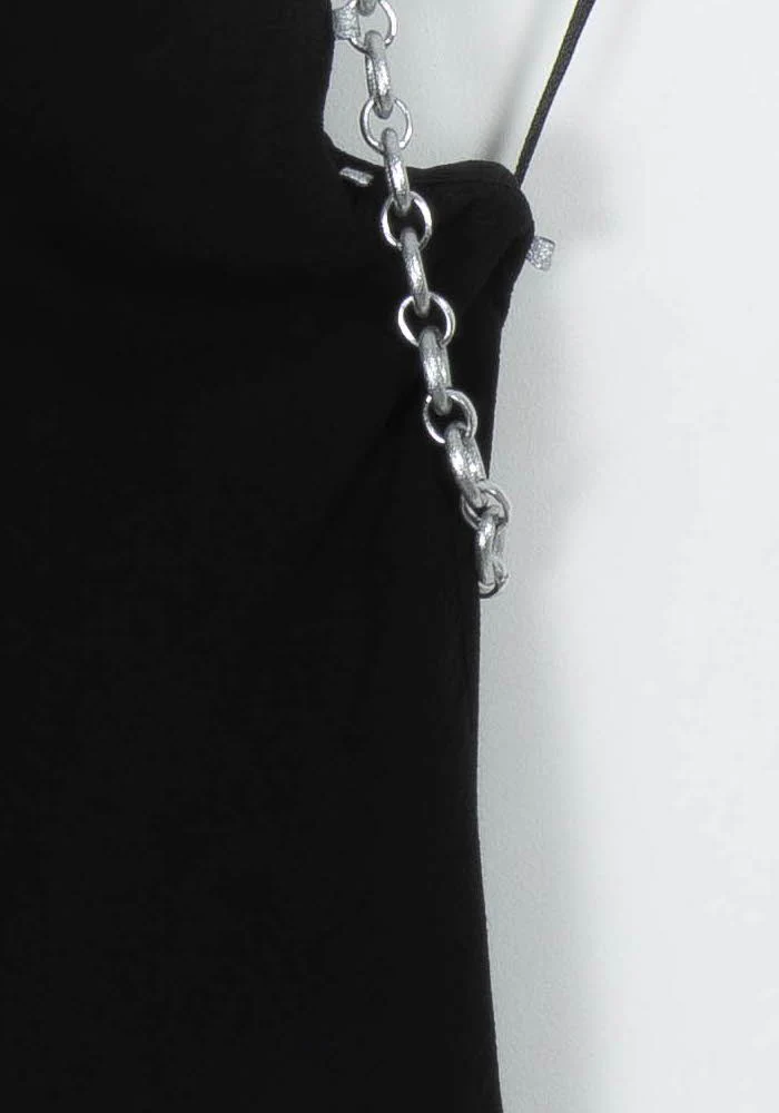 Top Asymétrique Noir - Taille XS/34 - Image 3